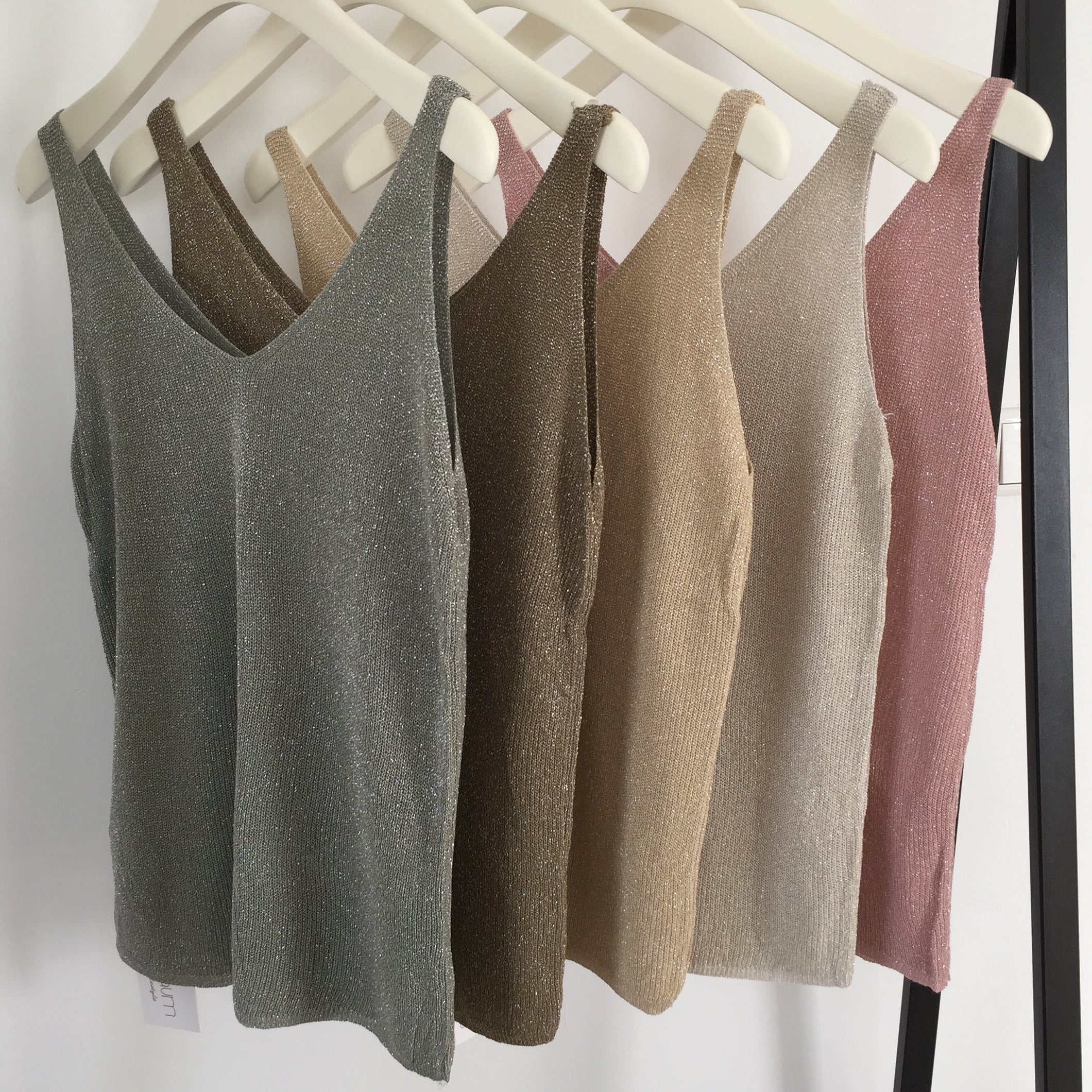 Loose Knit Top Glitter