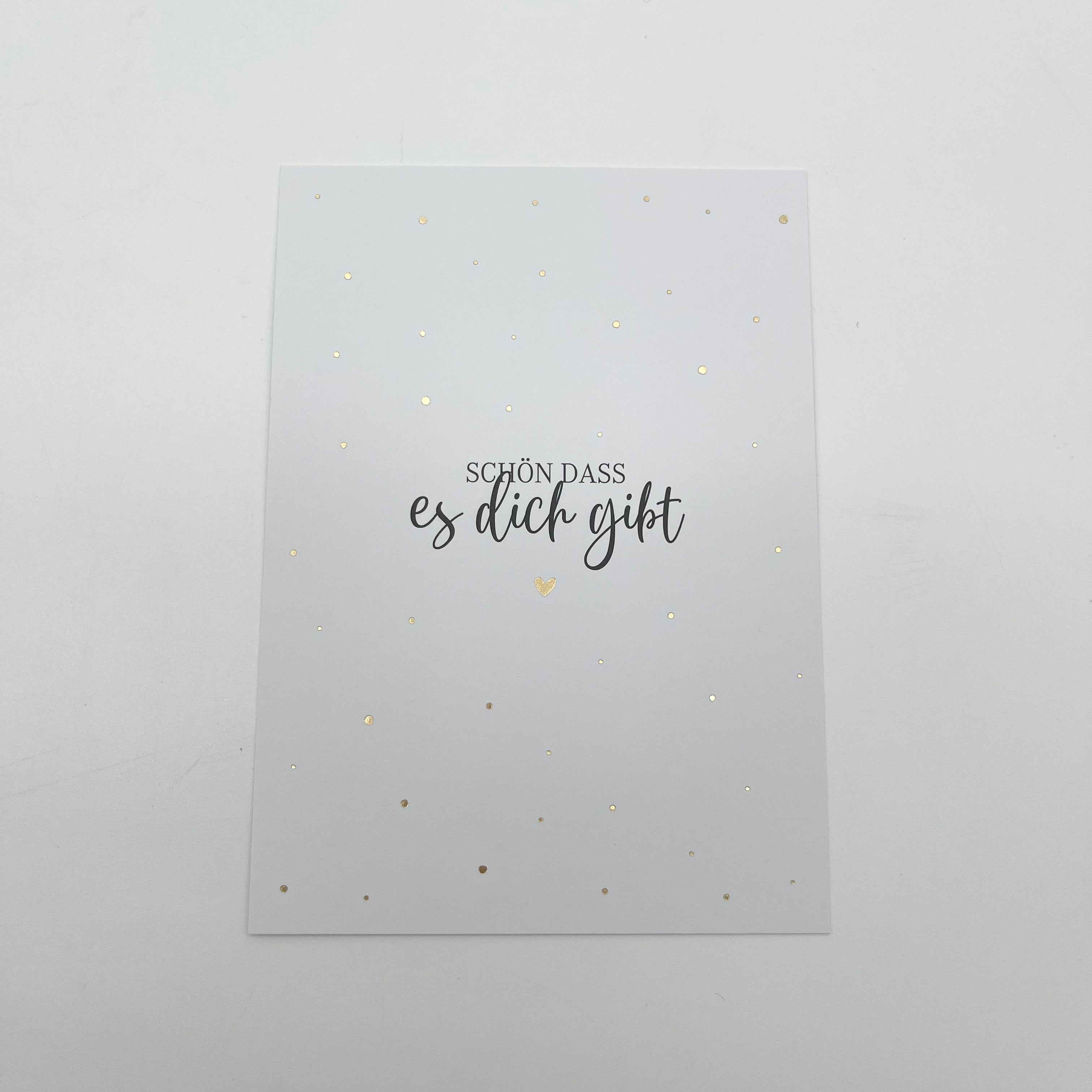 Postkarte schön dass es dich gibt
