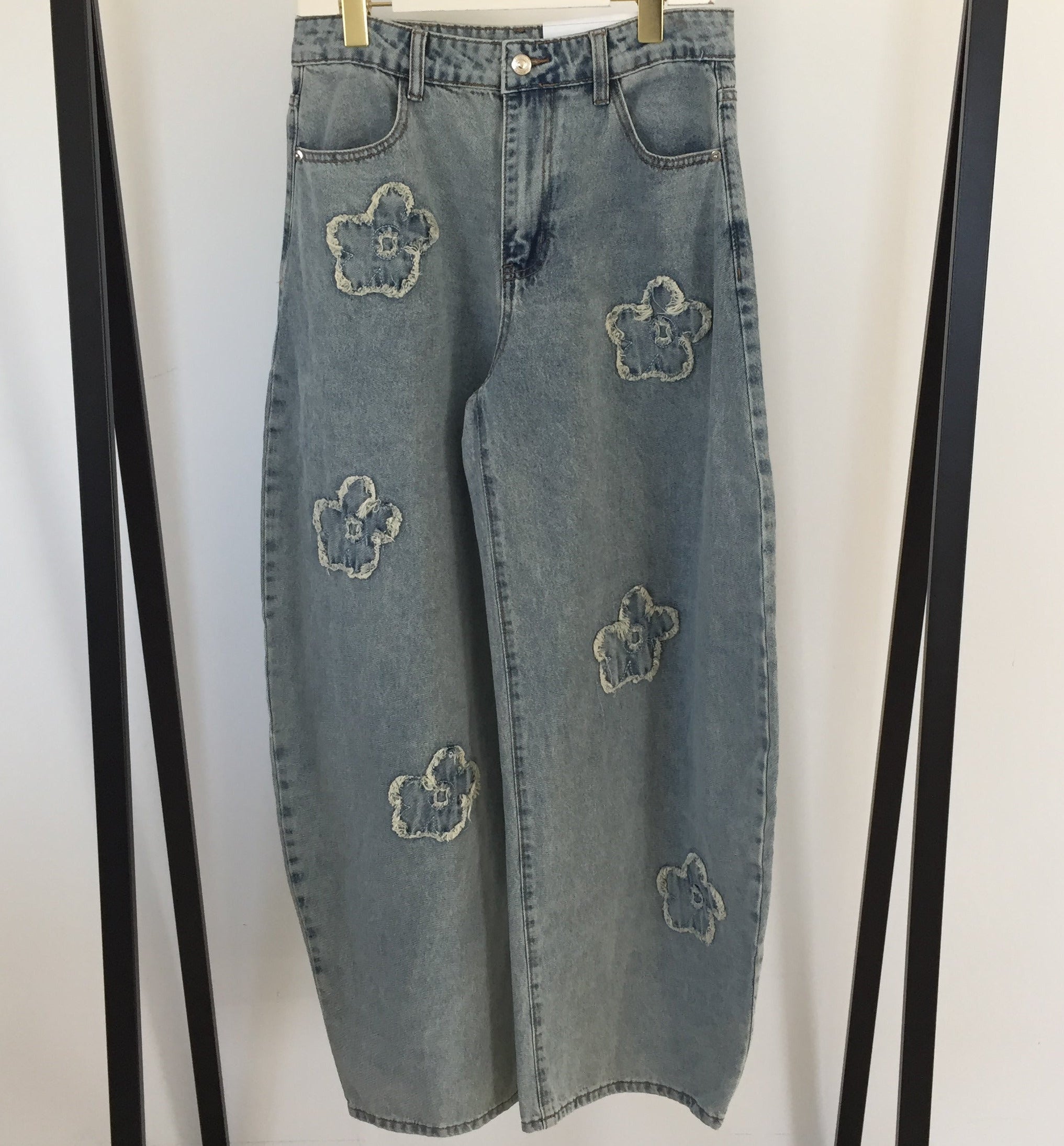 Jeans Blumen Detail