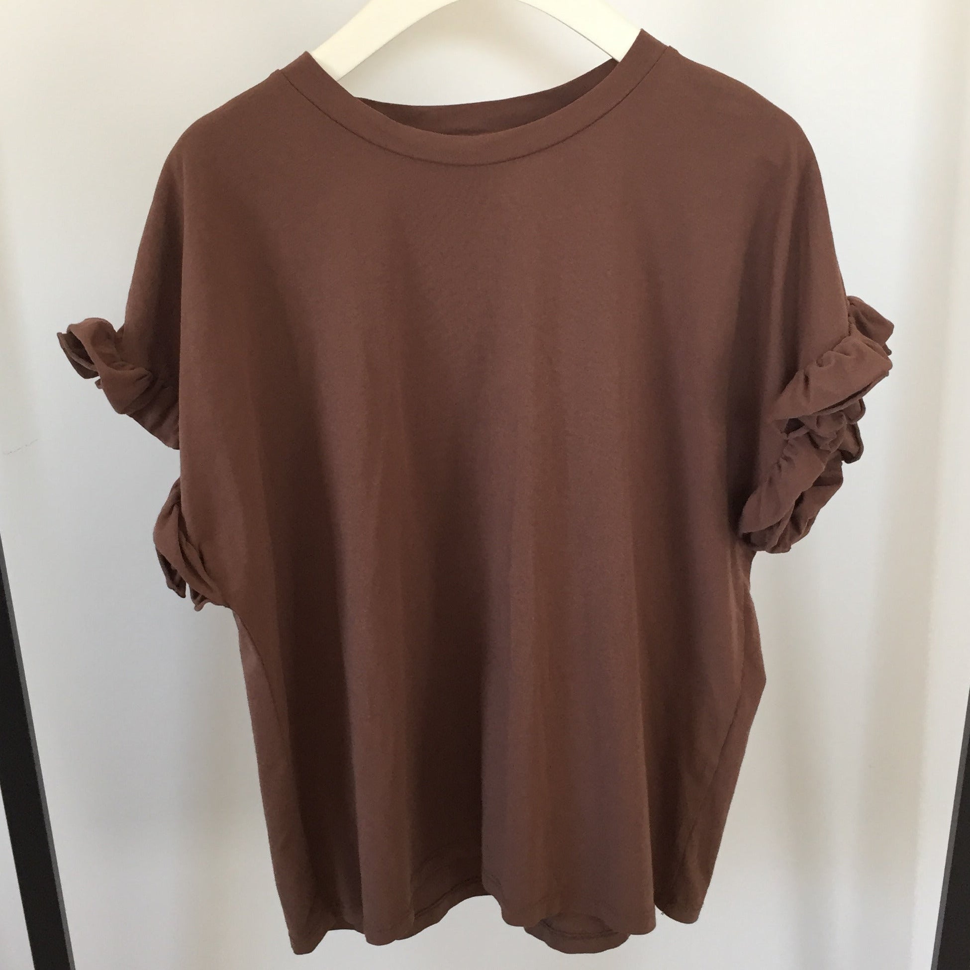 T-Shirt Ruffle Arm
