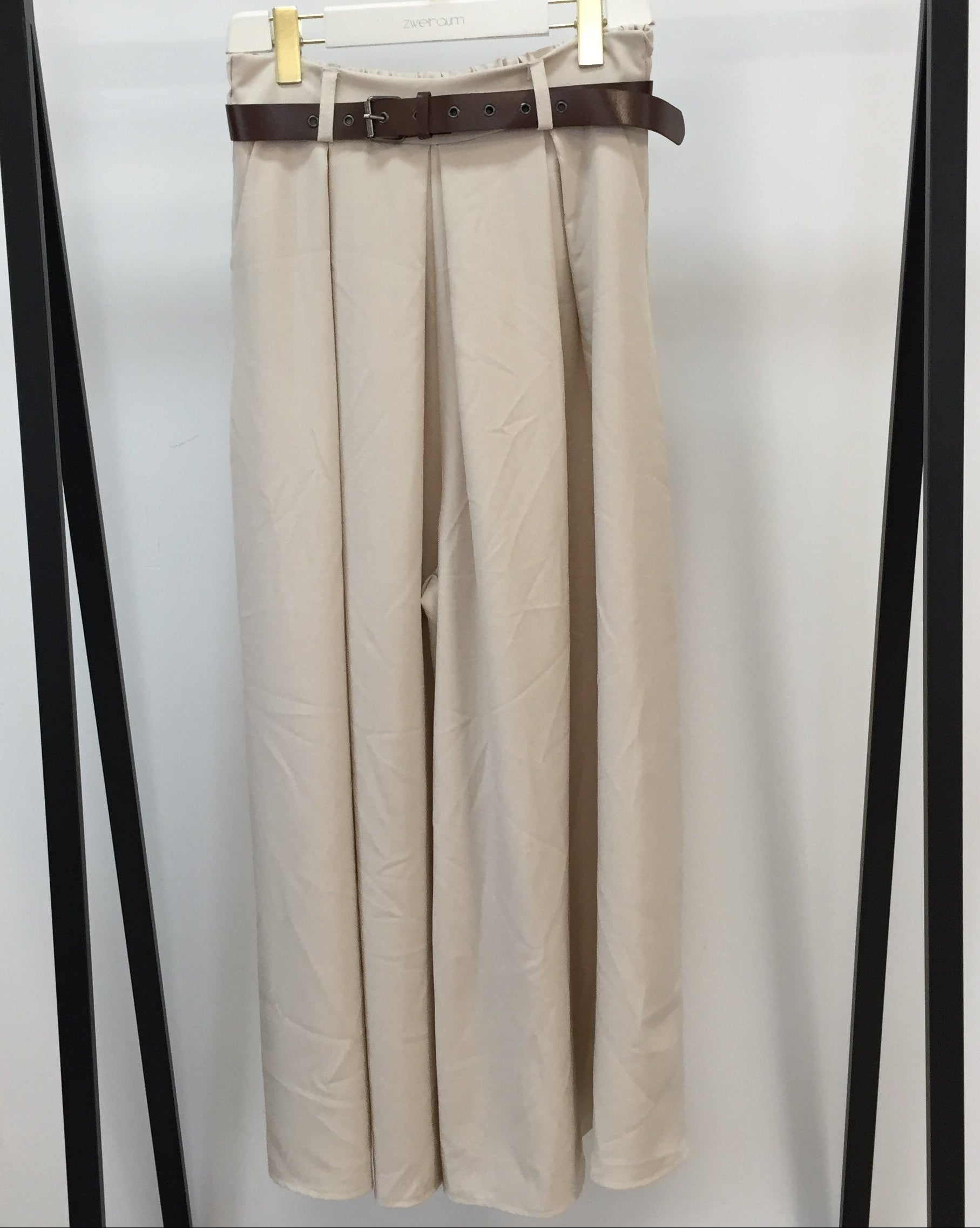Oversize Hose mit Gürtel
