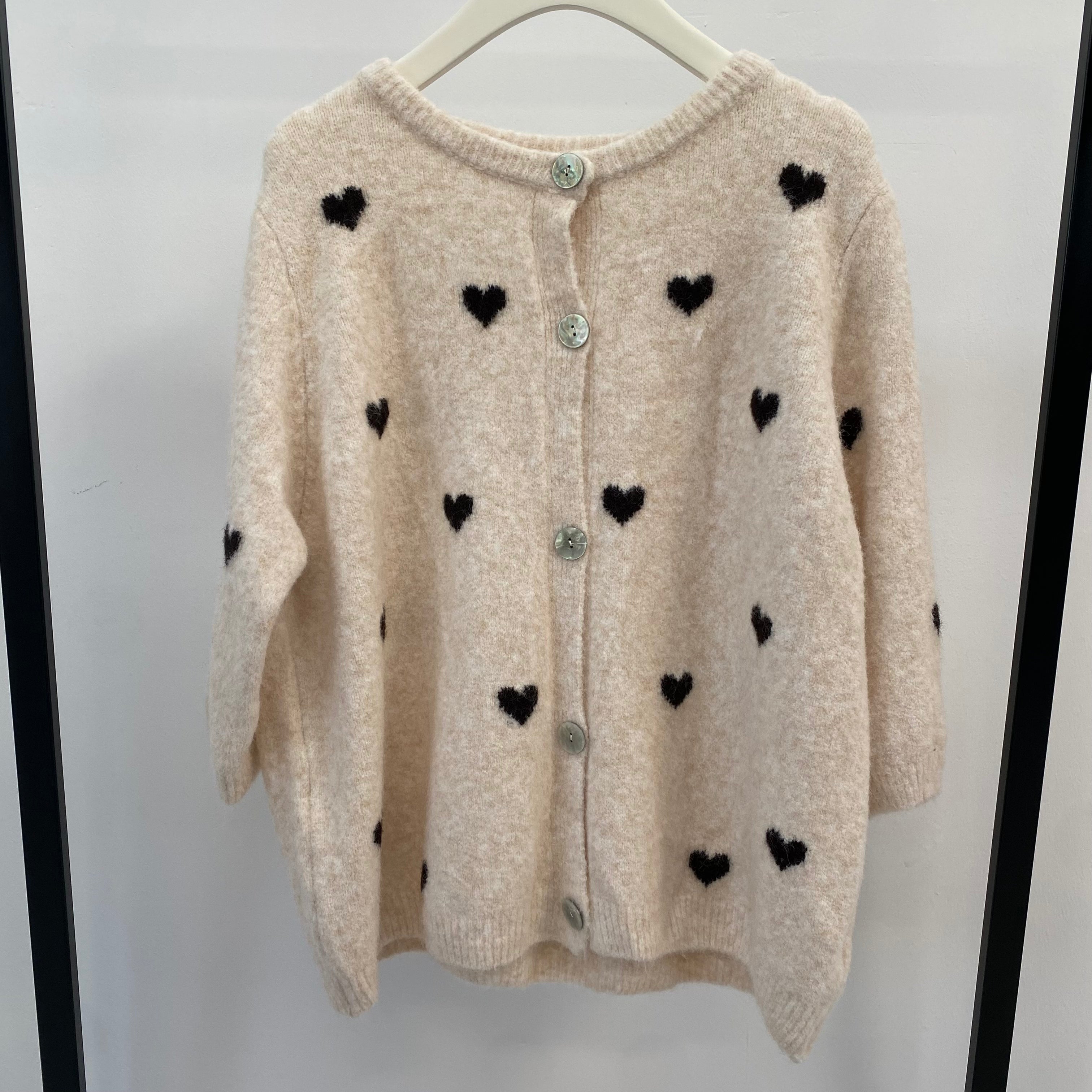 Kurzarm Cardigan Tiny Hearts
