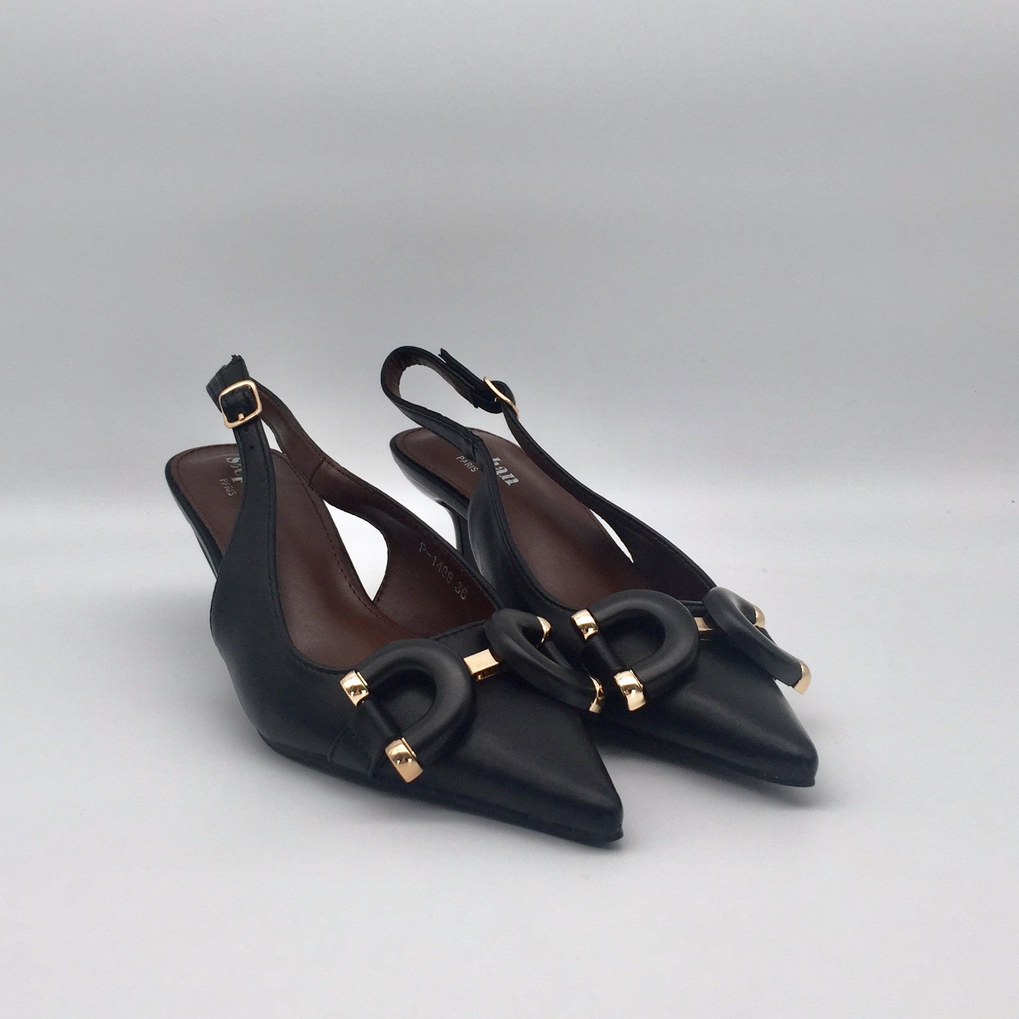Sling Pumps mit Schnalle