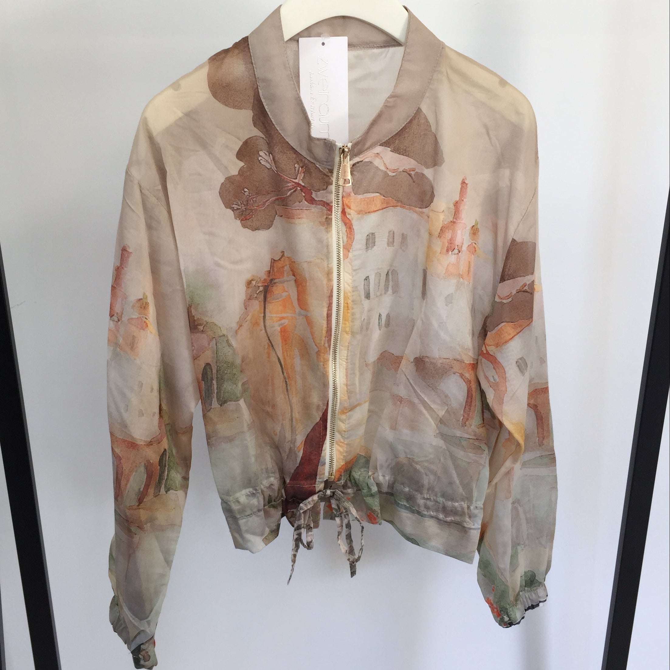 Jacke Sheer Print