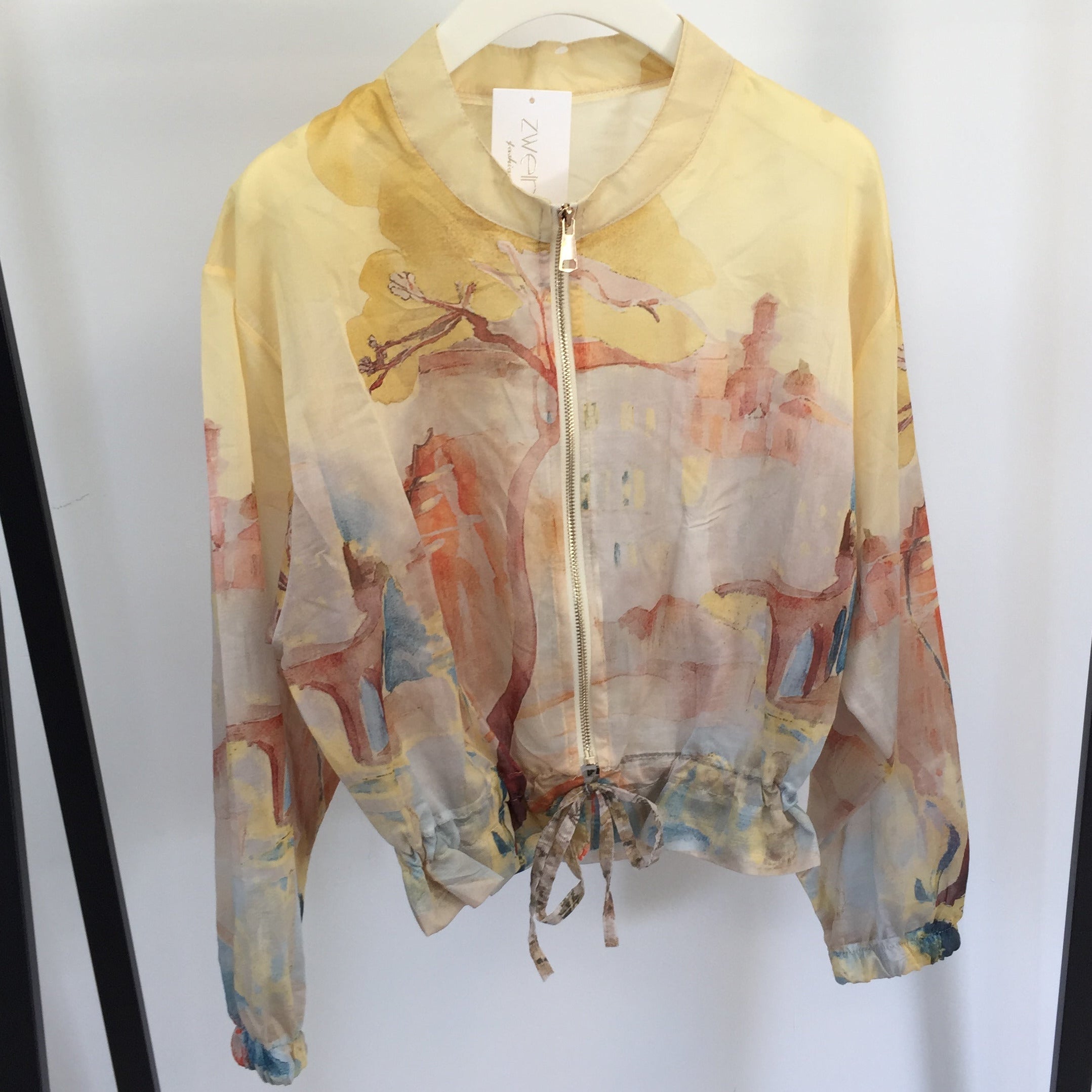 Jacke Sheer Print