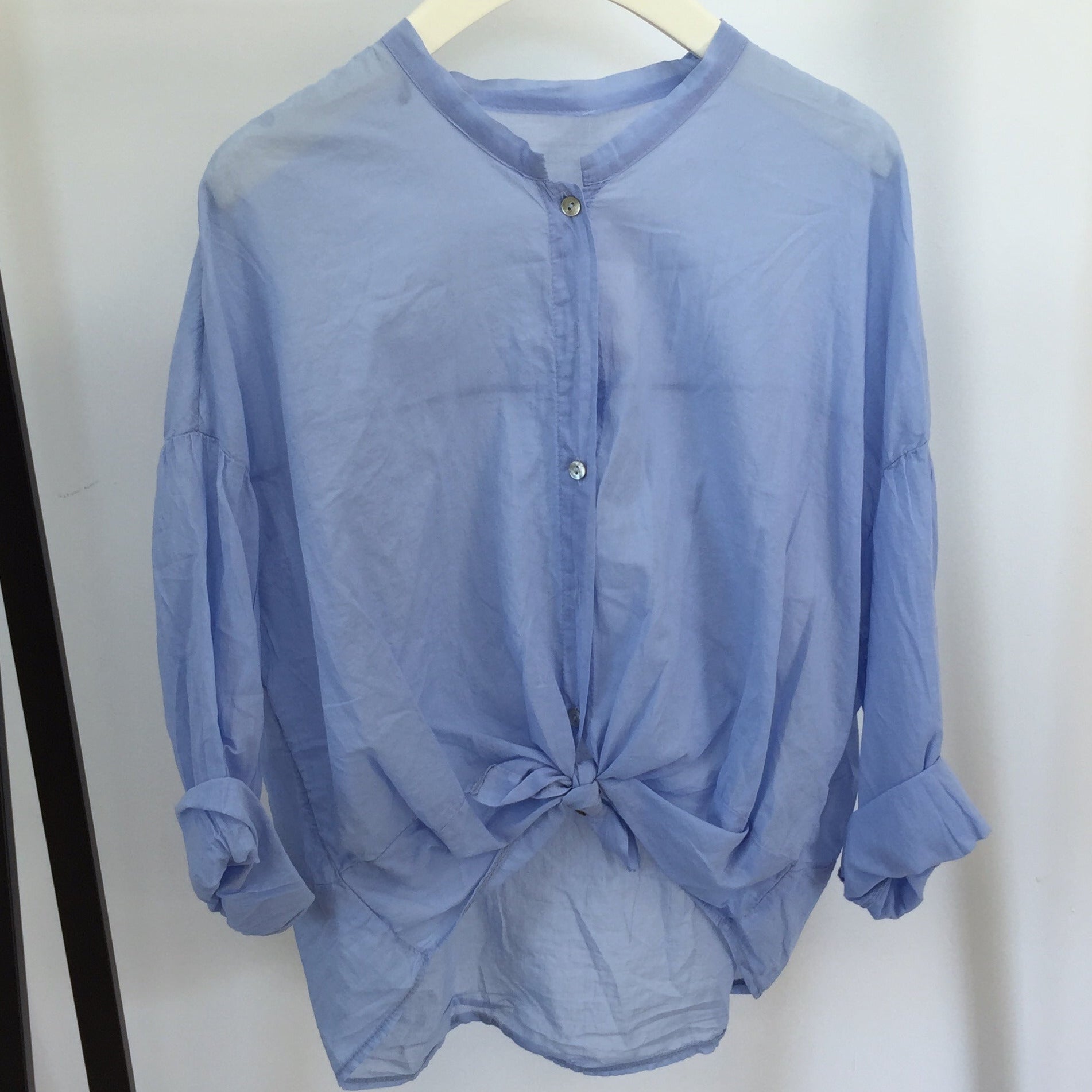 Midi Bluse Transparent
