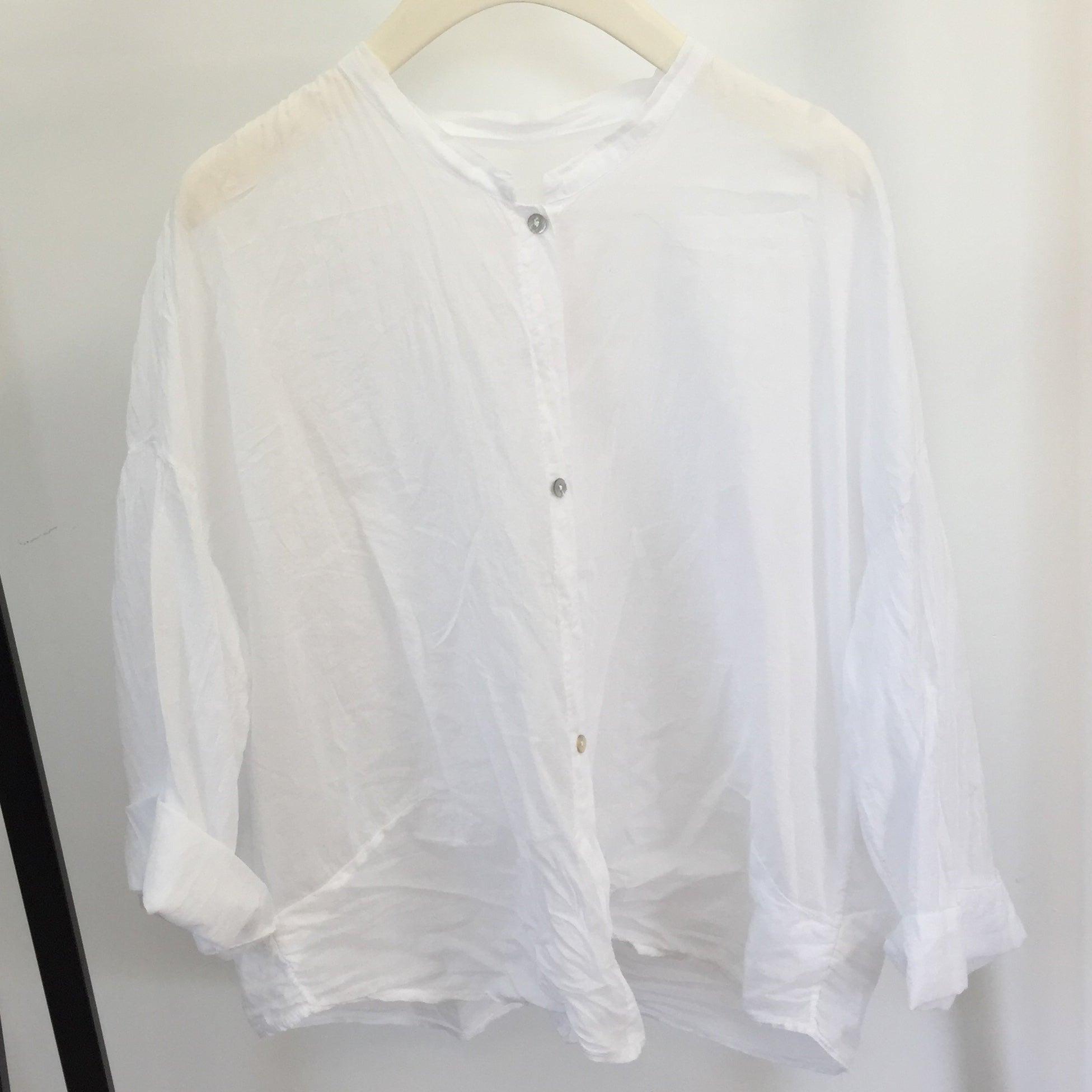 Midi Bluse Transparent