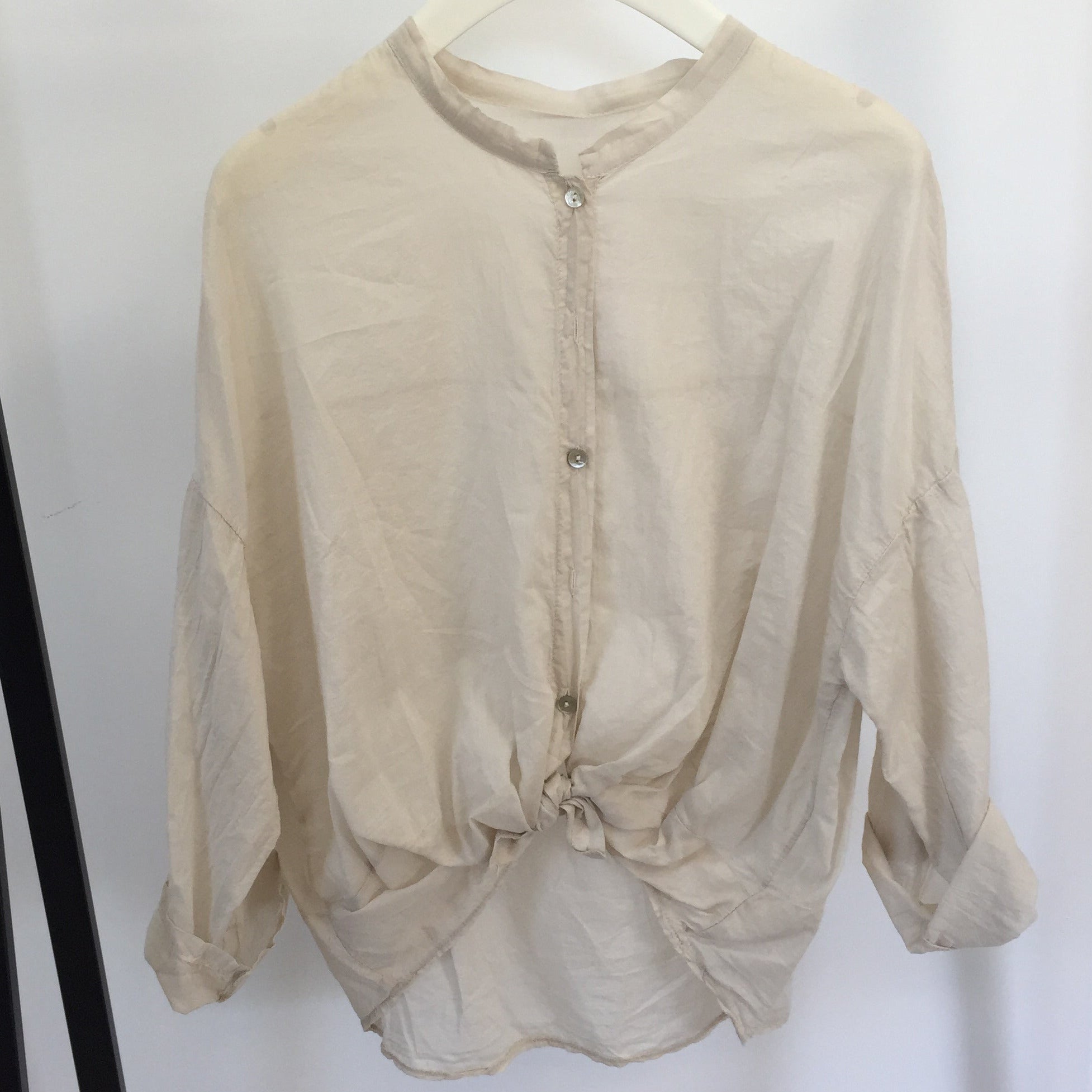 Midi Bluse Transparent