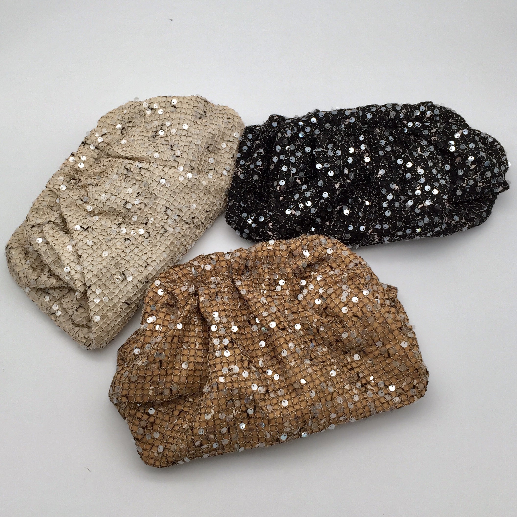 Clutch Pailletten Tasche