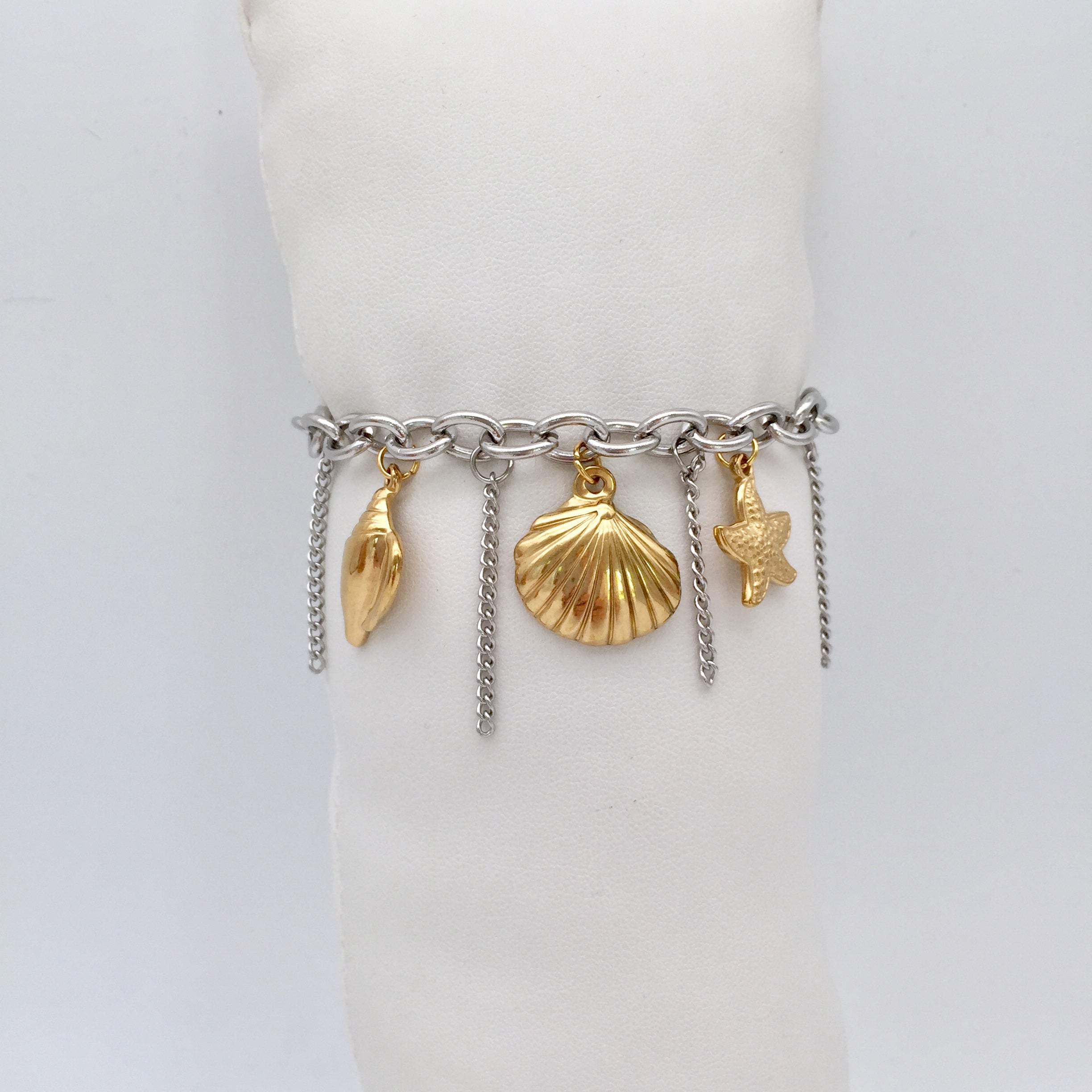 Armkette Sea Shells & Hanging Chains