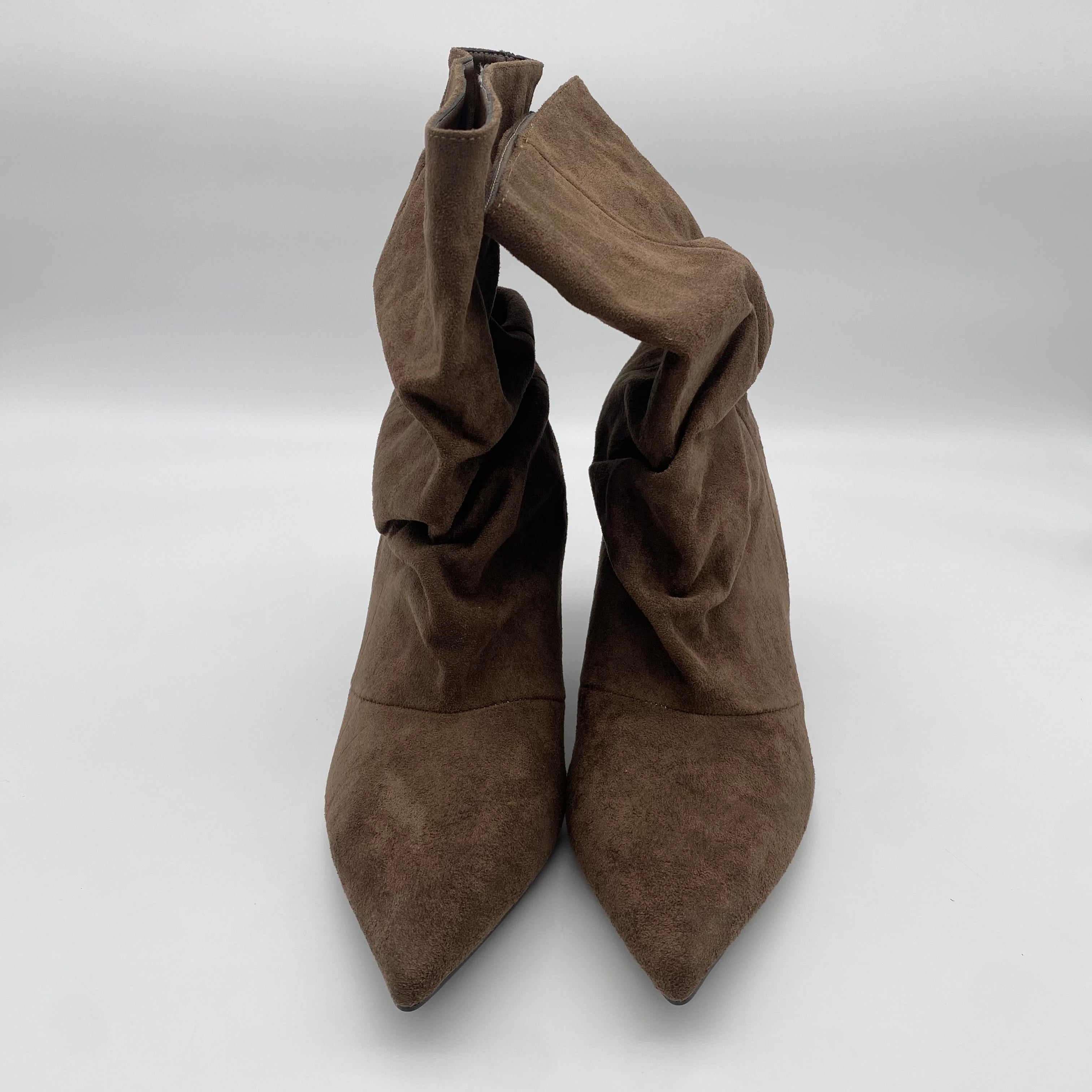 Slouchy Boots Wildleder-Optik