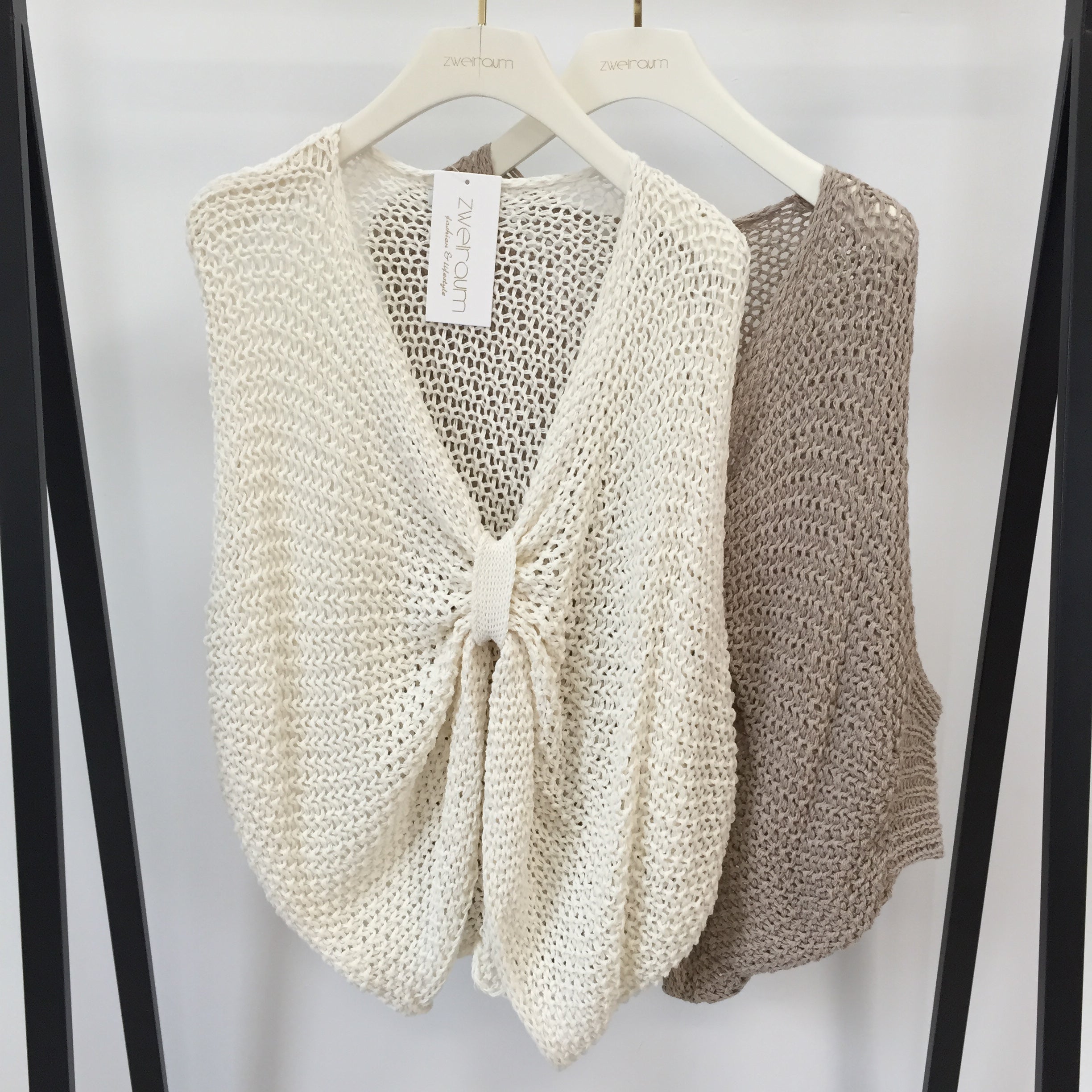 Schleifen Pulli Loose Strick
