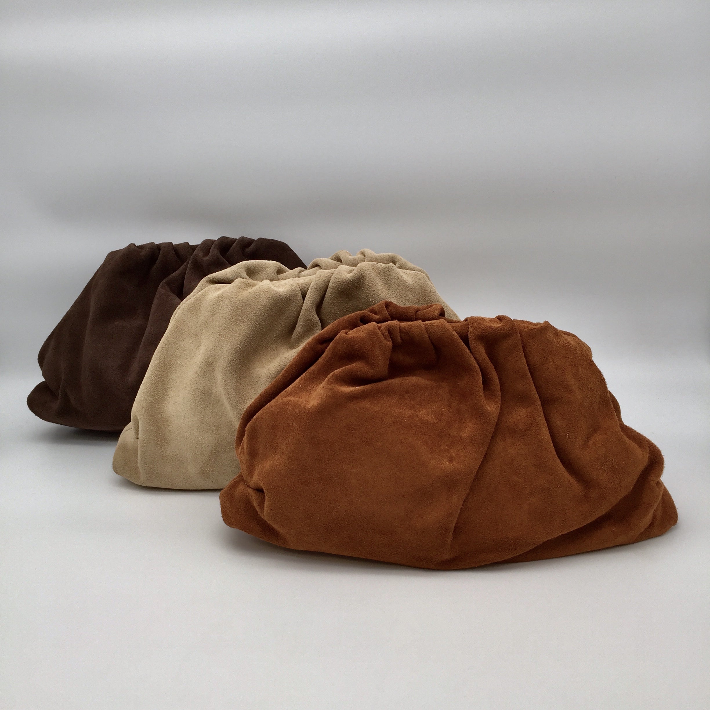 Wildleder Clutch Slouchy