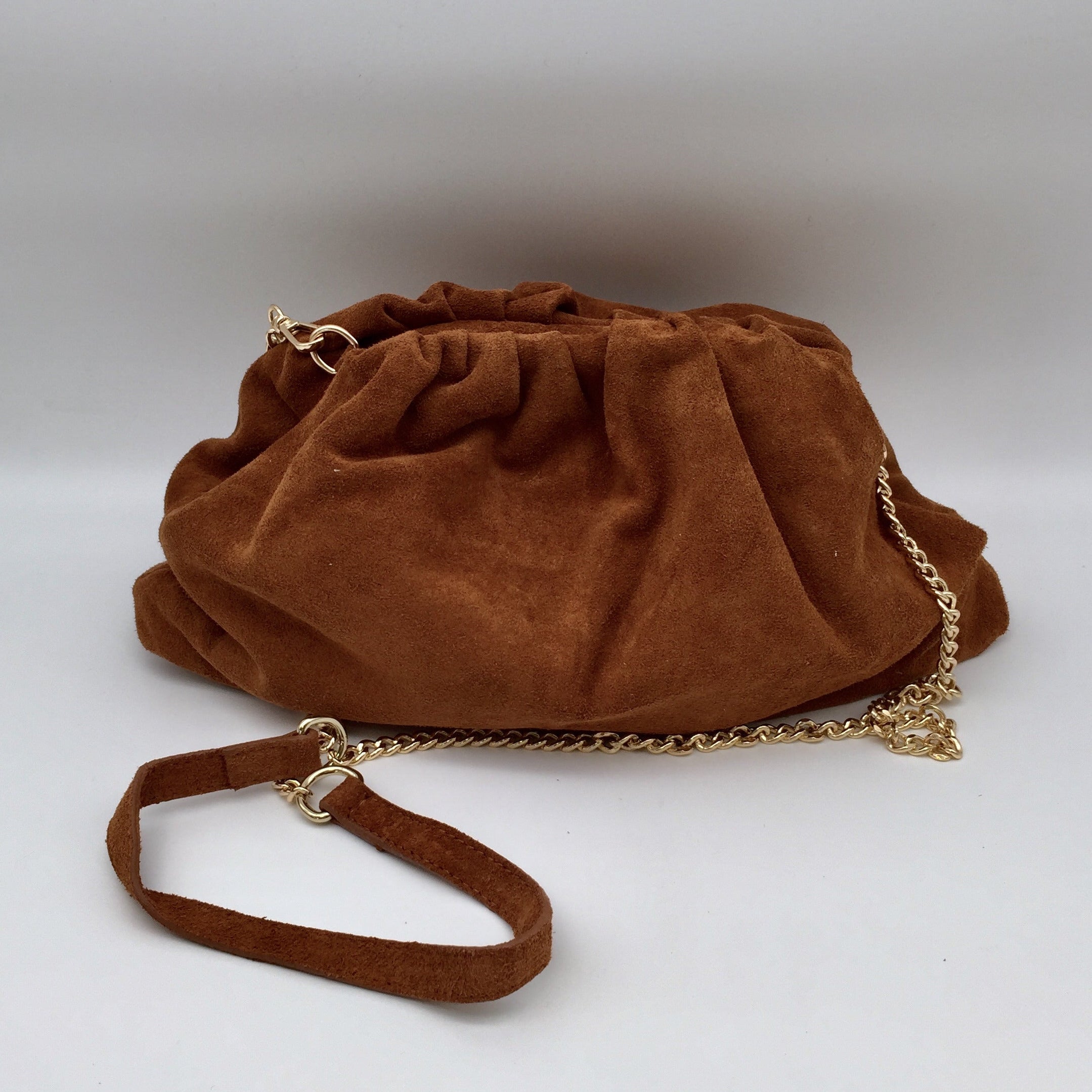 Wildleder Clutch Slouchy