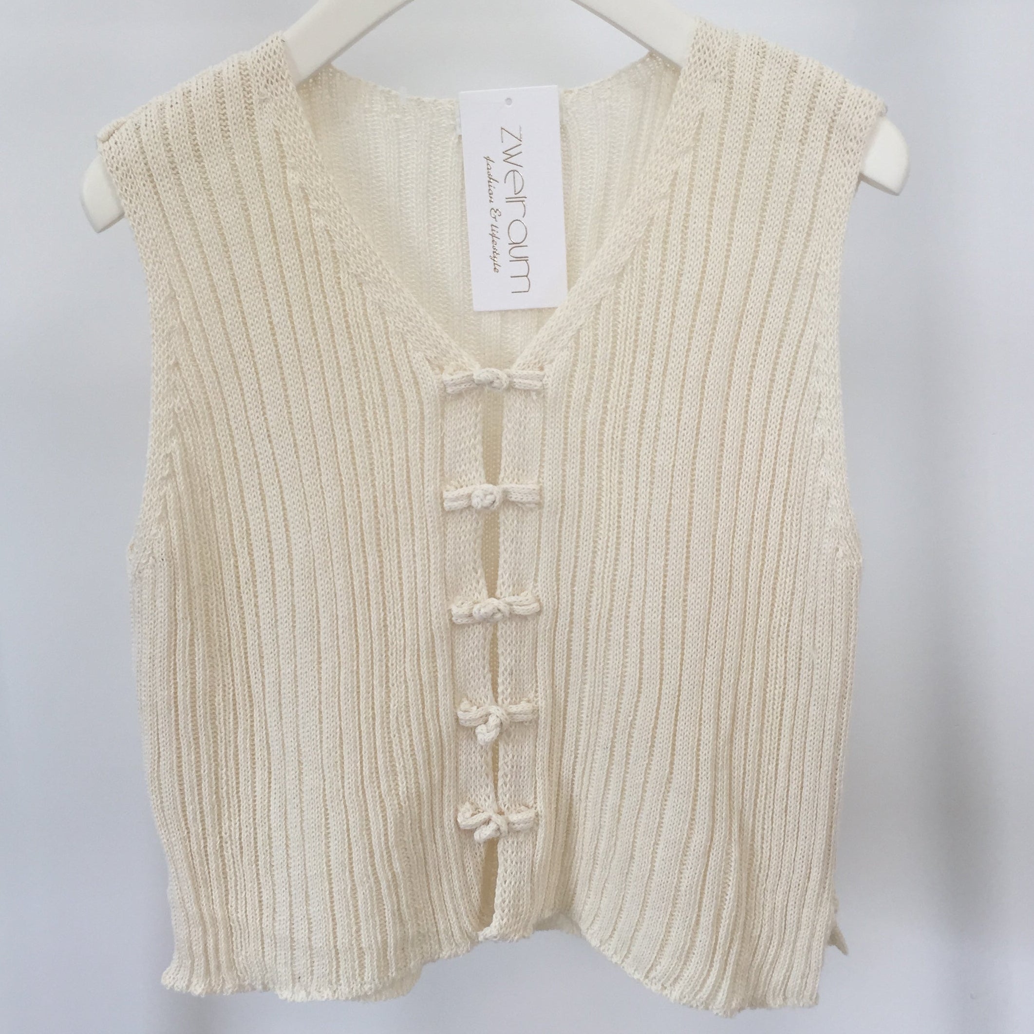 Midi Weste Boho Crochet