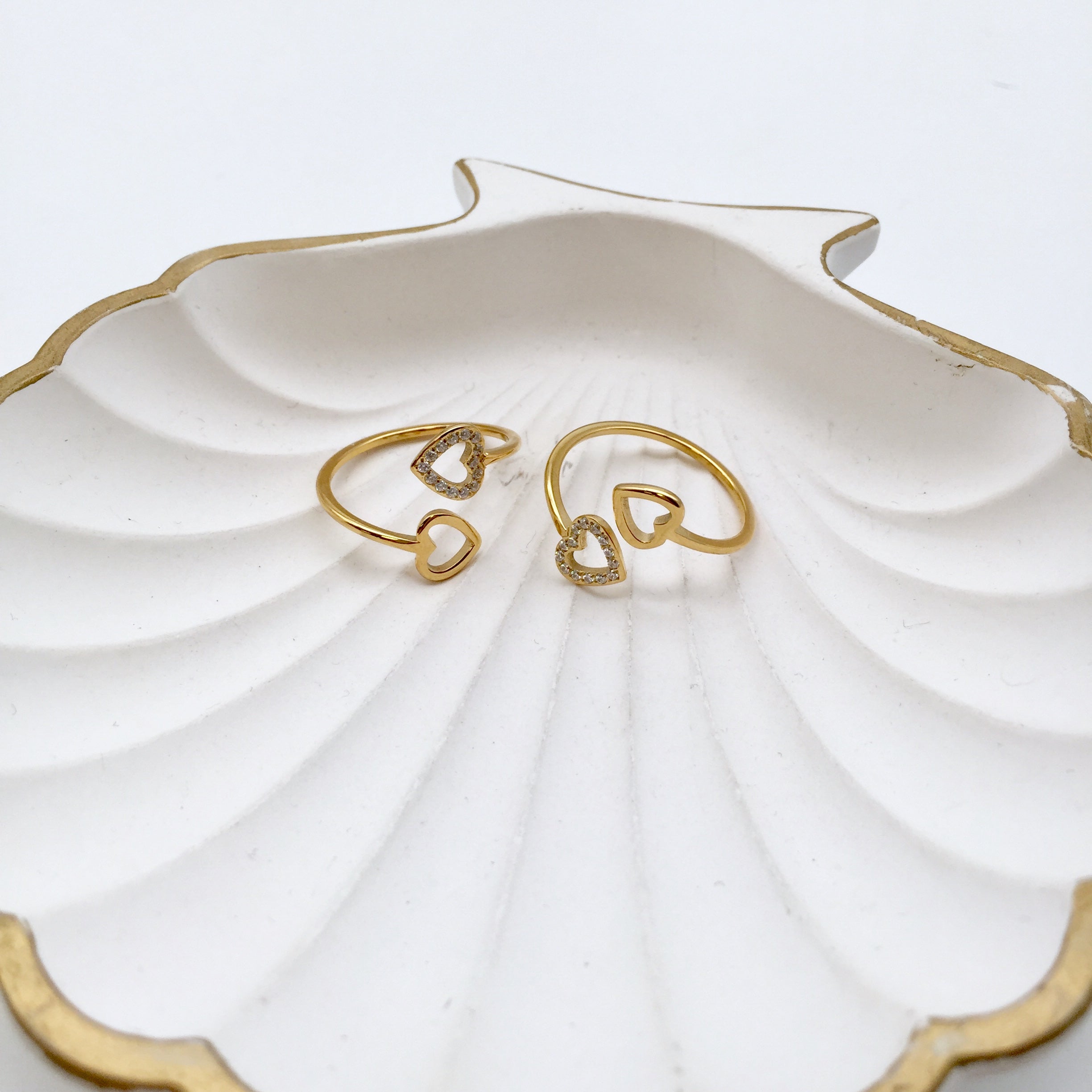 Ring Double Heart