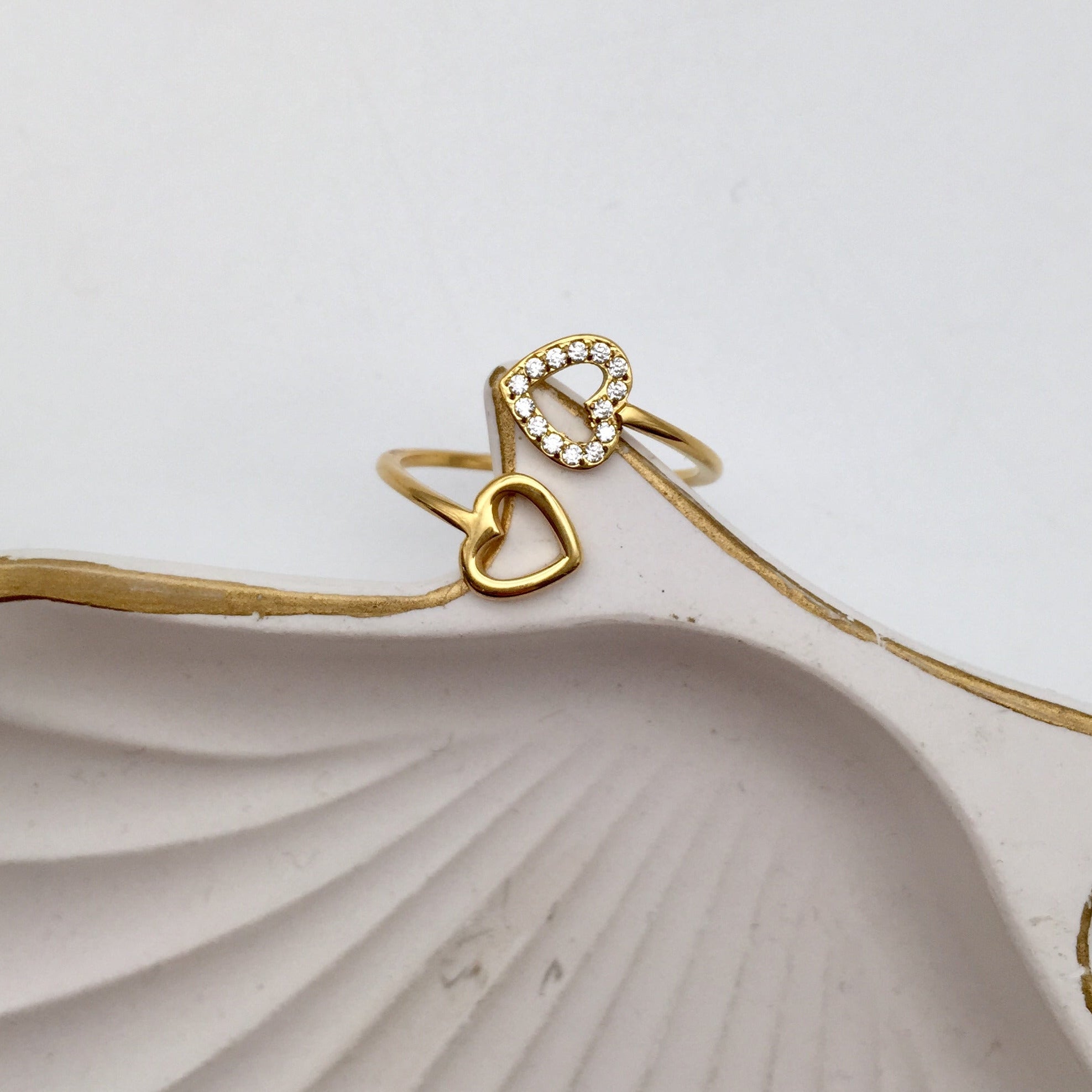 Ring Double Heart