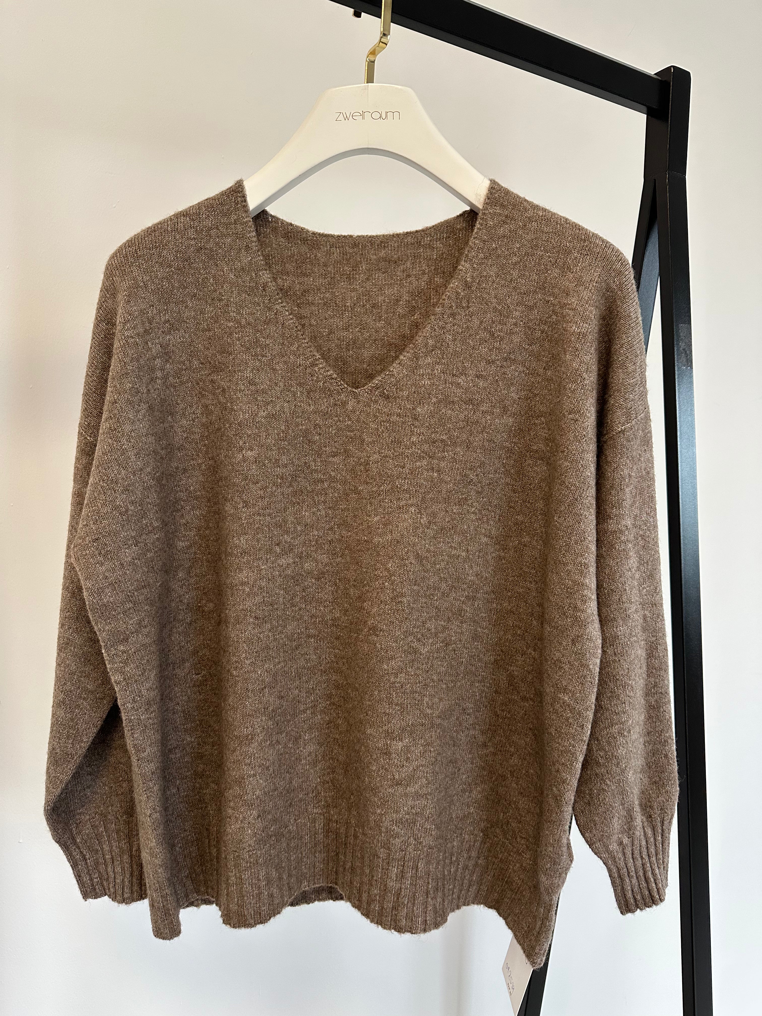 Midi Pulli V-Neck