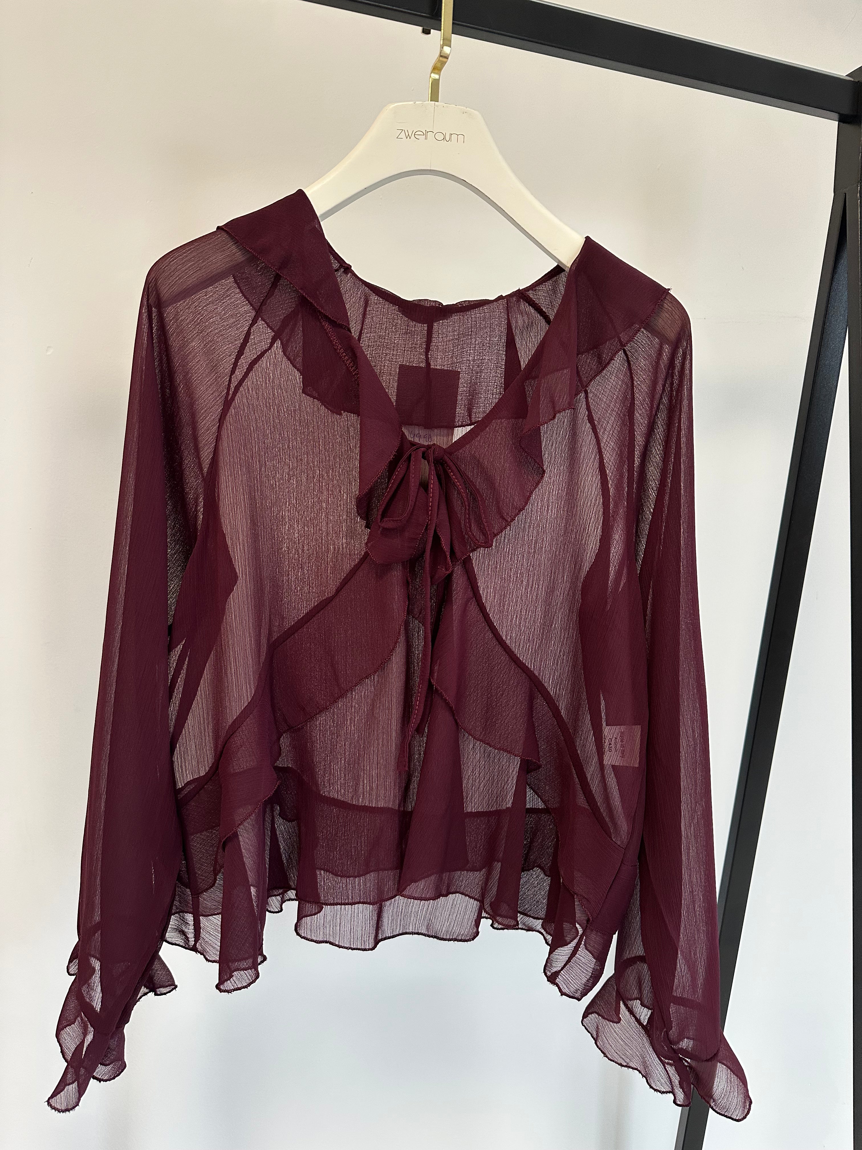 Midi Bluse Volant