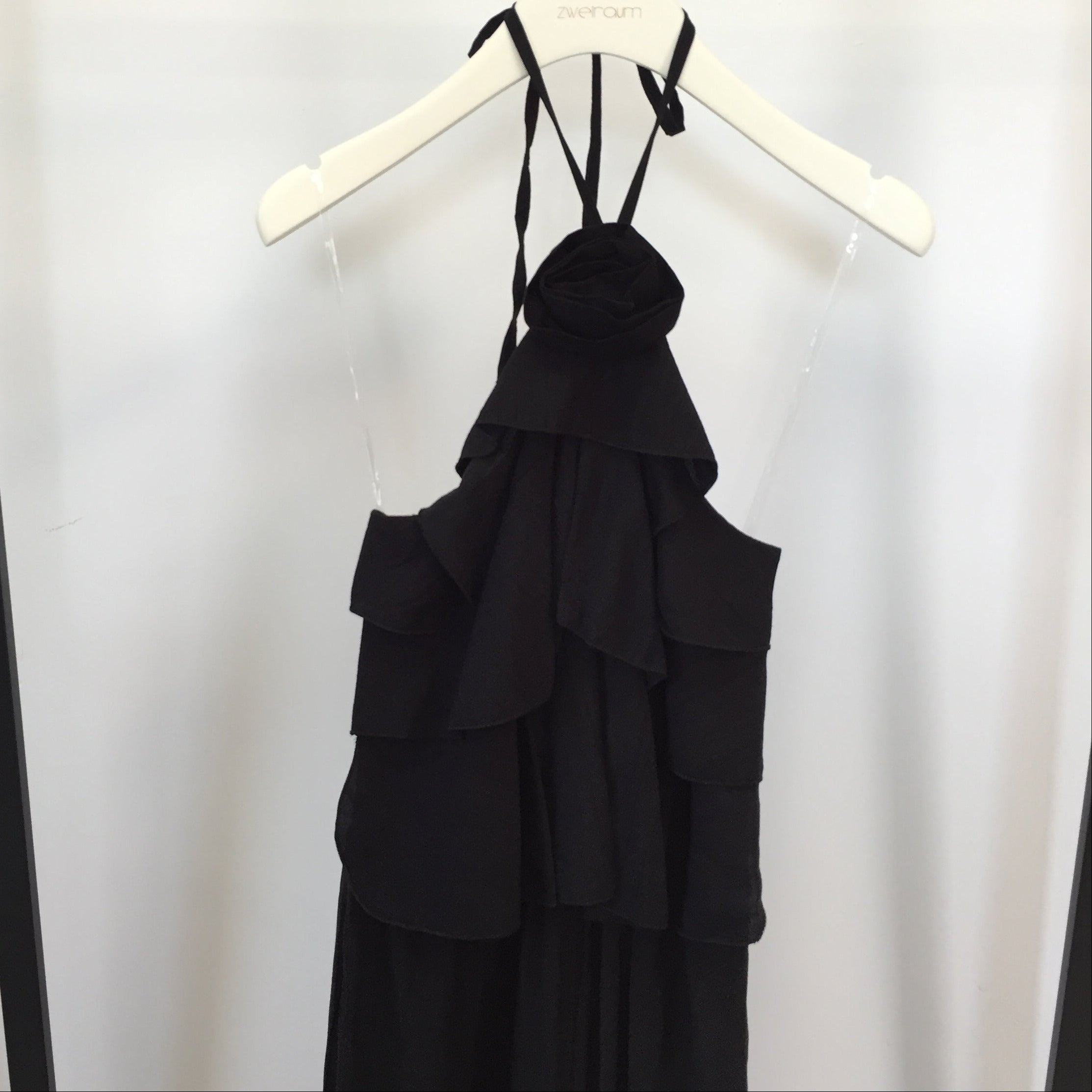 Neckholder Jumpsuit Structured Volants