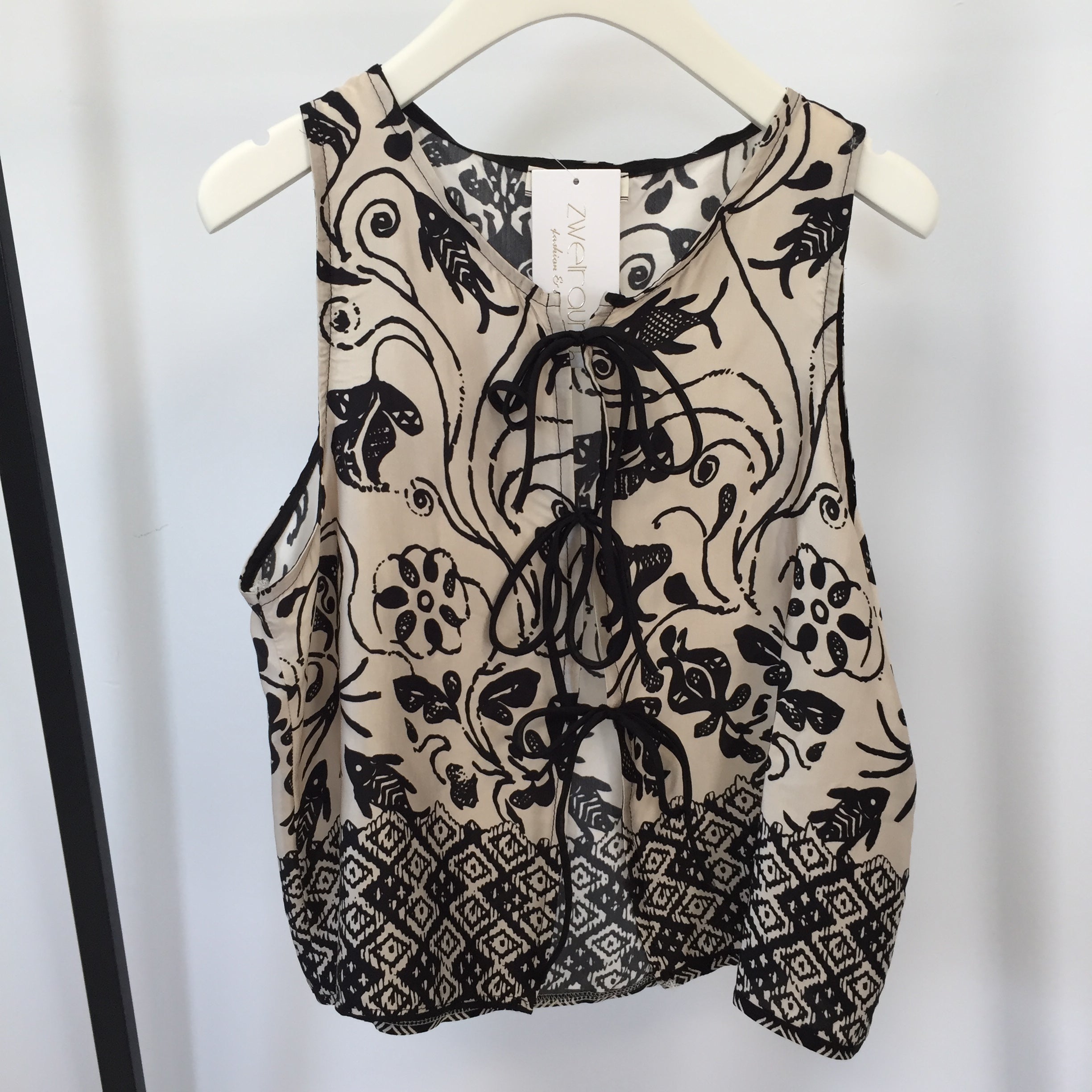 Shirt zum Binden Fine Pattern