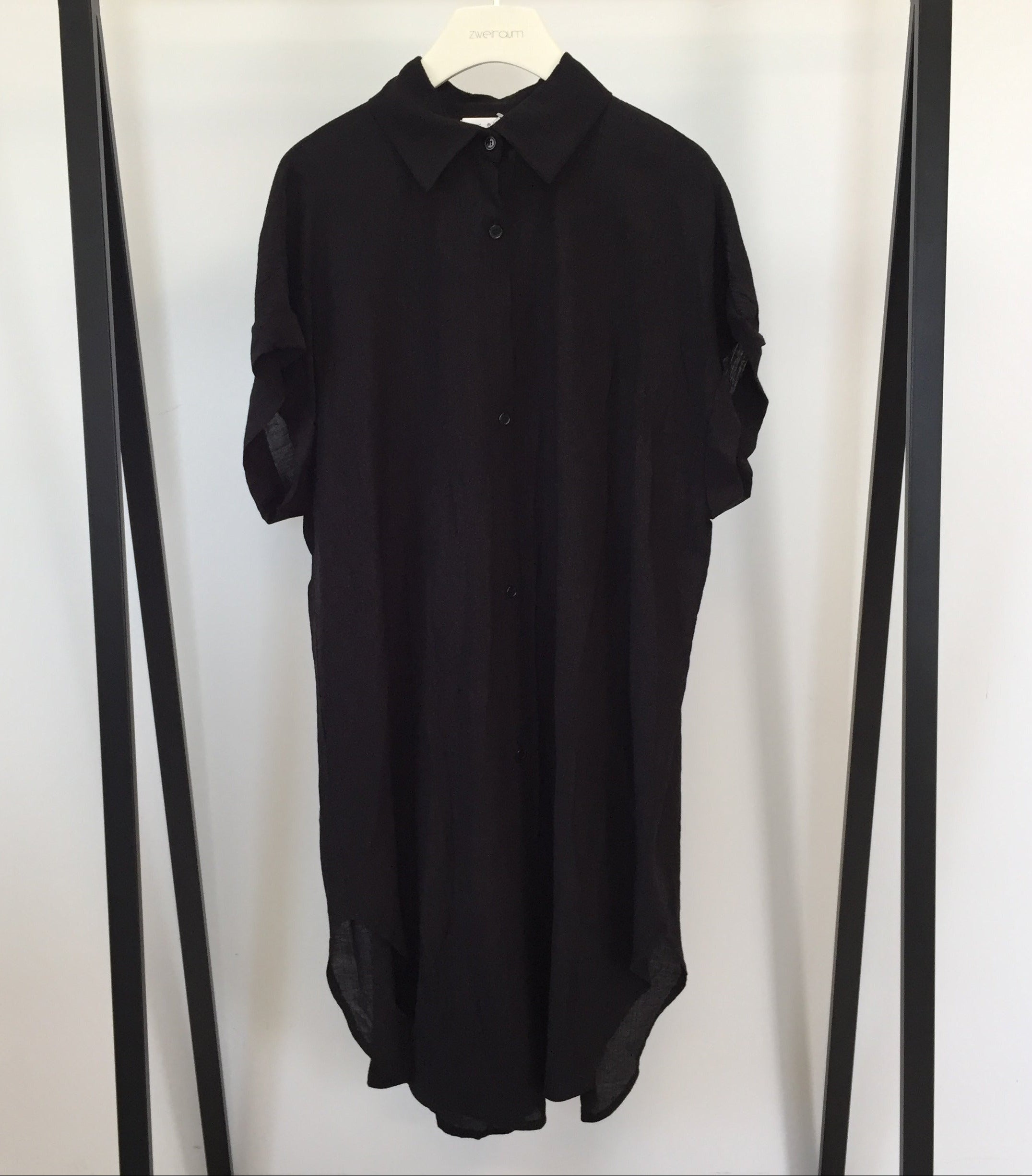 Structured Kleid mit Knopfleiste