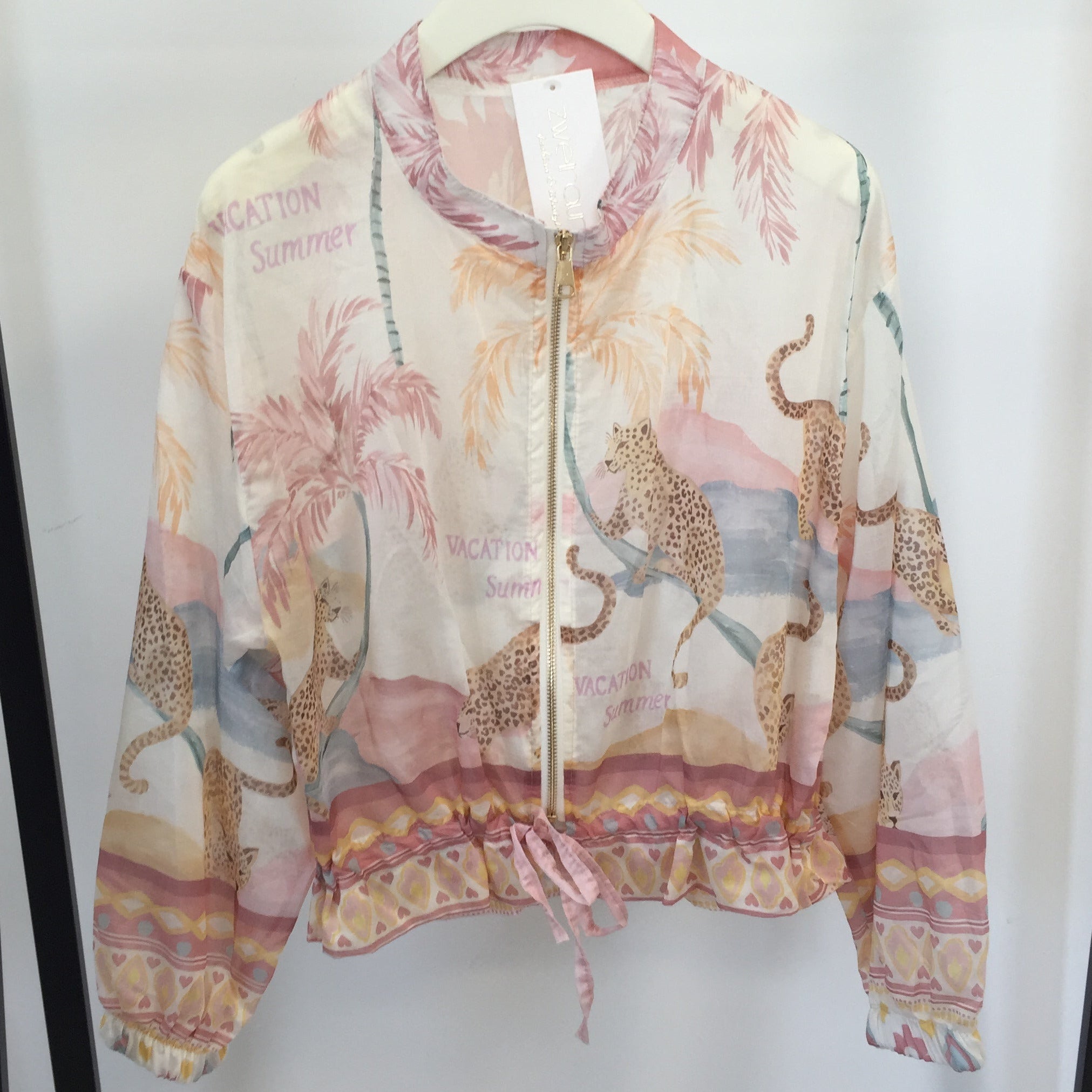 Jacke Sheer Print