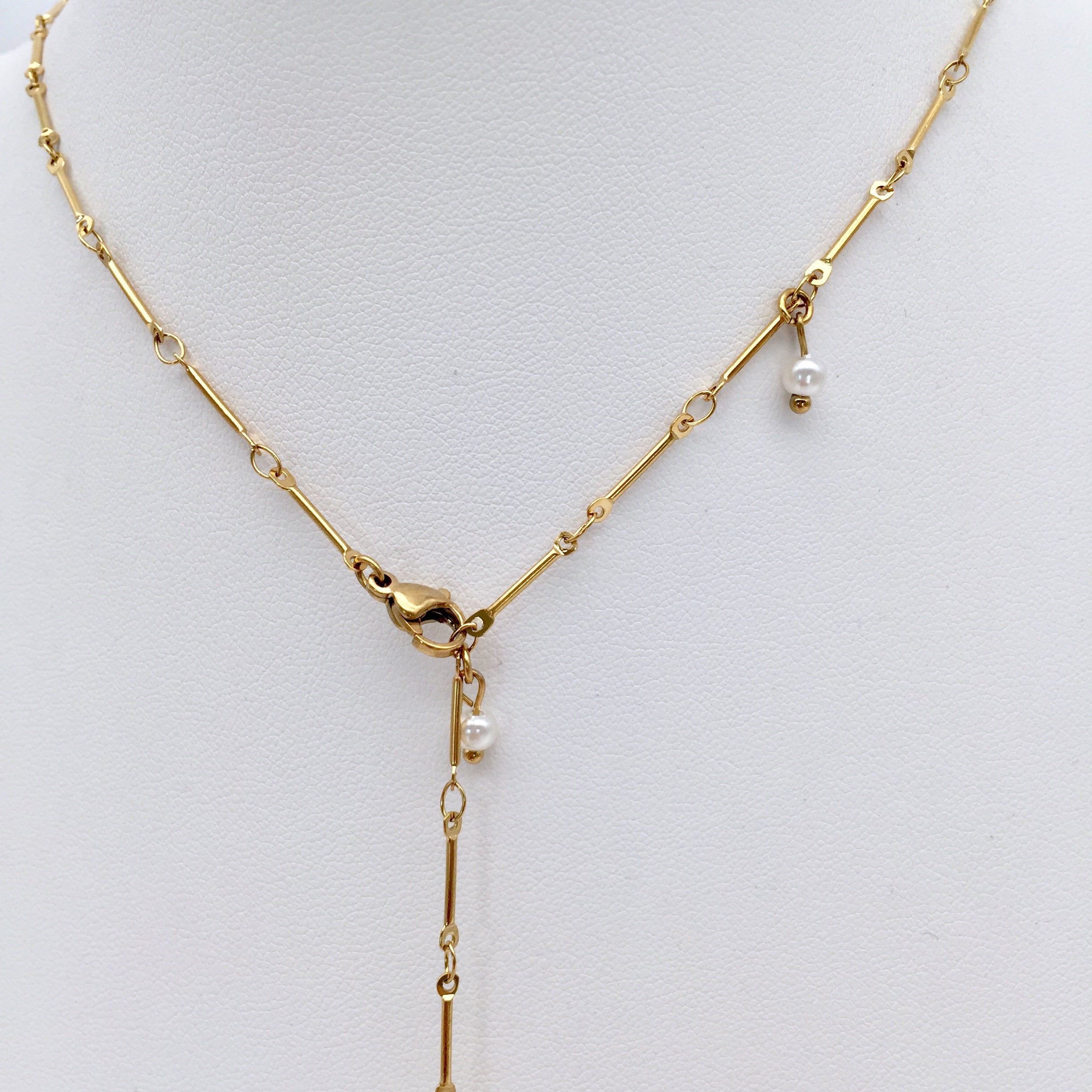 Long Y-Kette Fine Heart