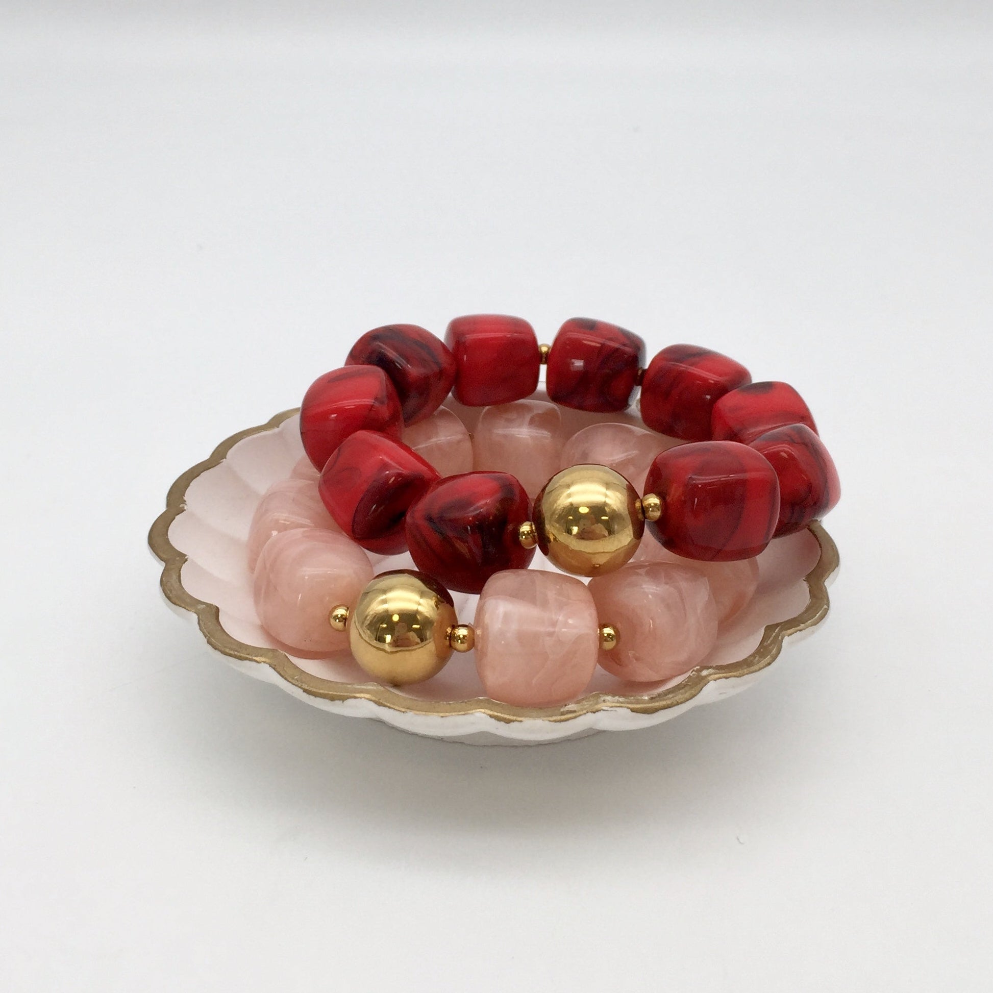 Armband Statement Golden Pearl