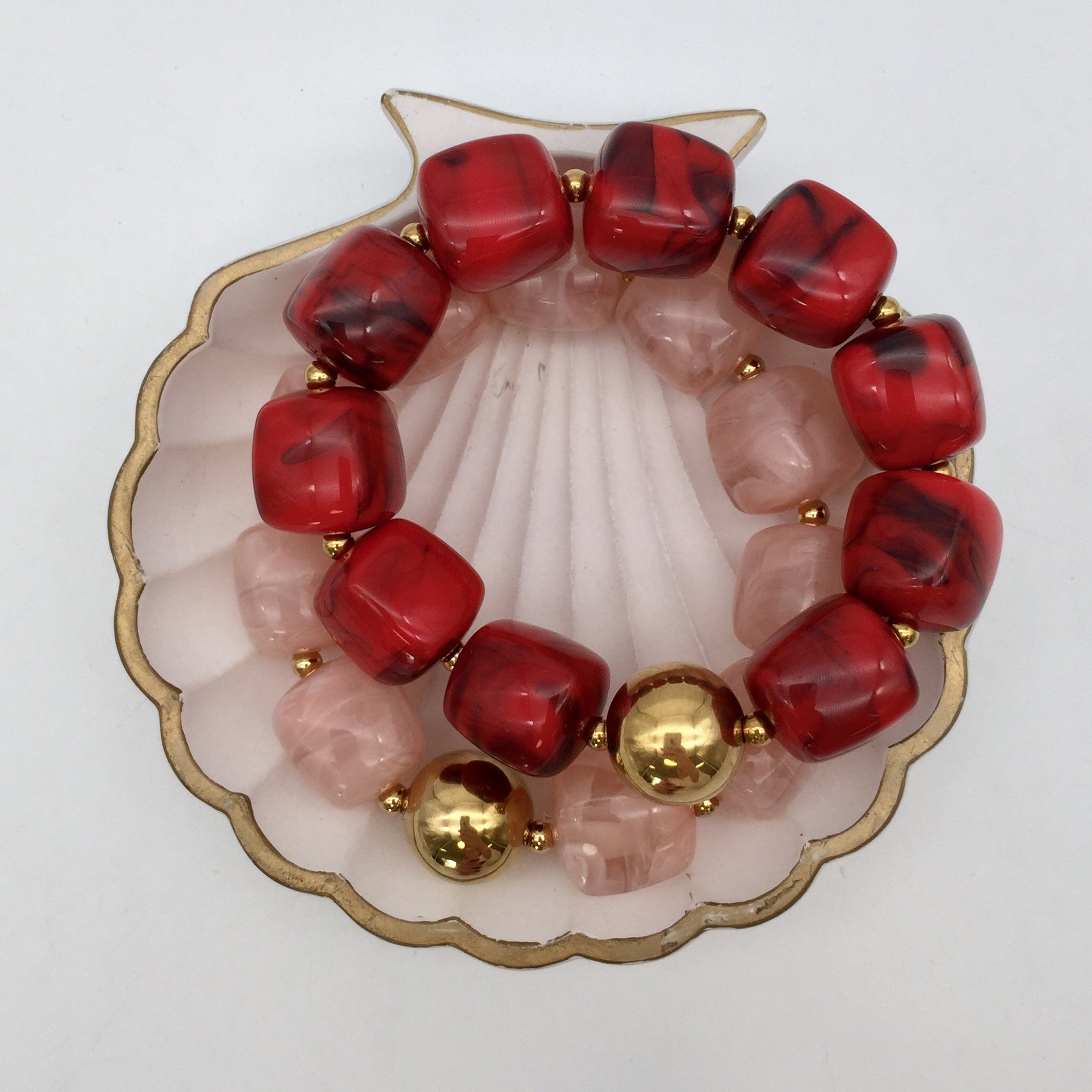 Armband Statement Golden Pearl