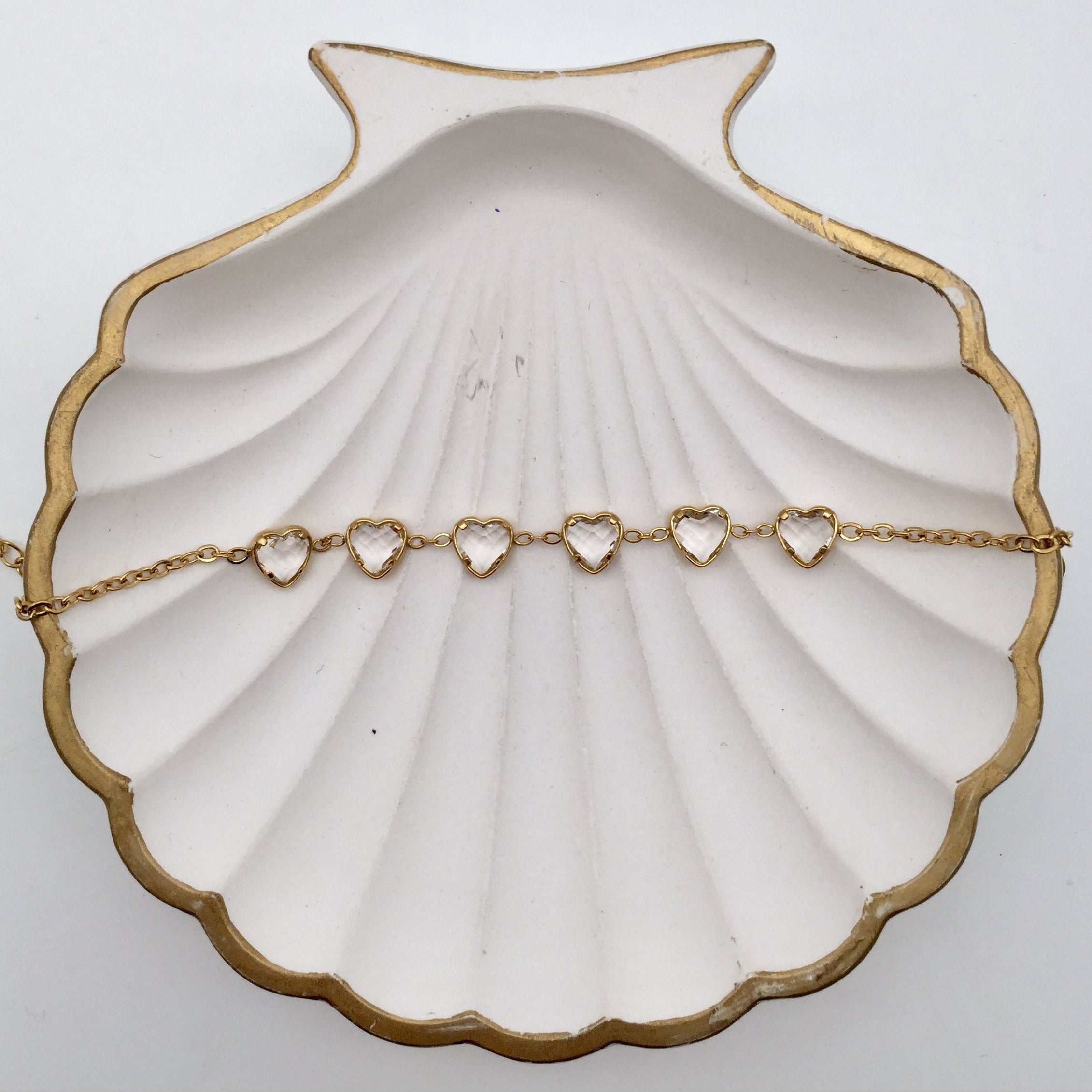 Armkette Transparent Heart