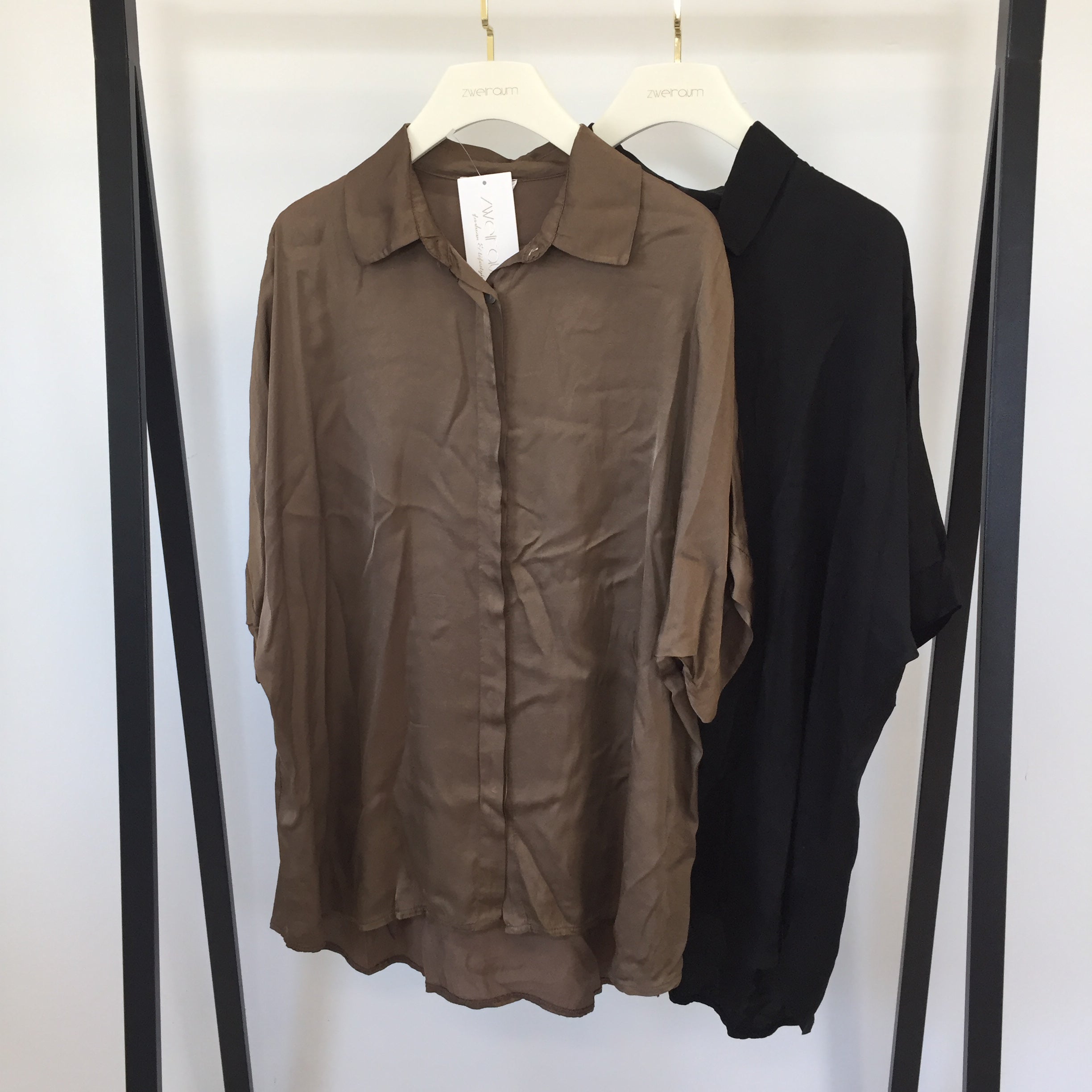 Oversize Bluse Silky