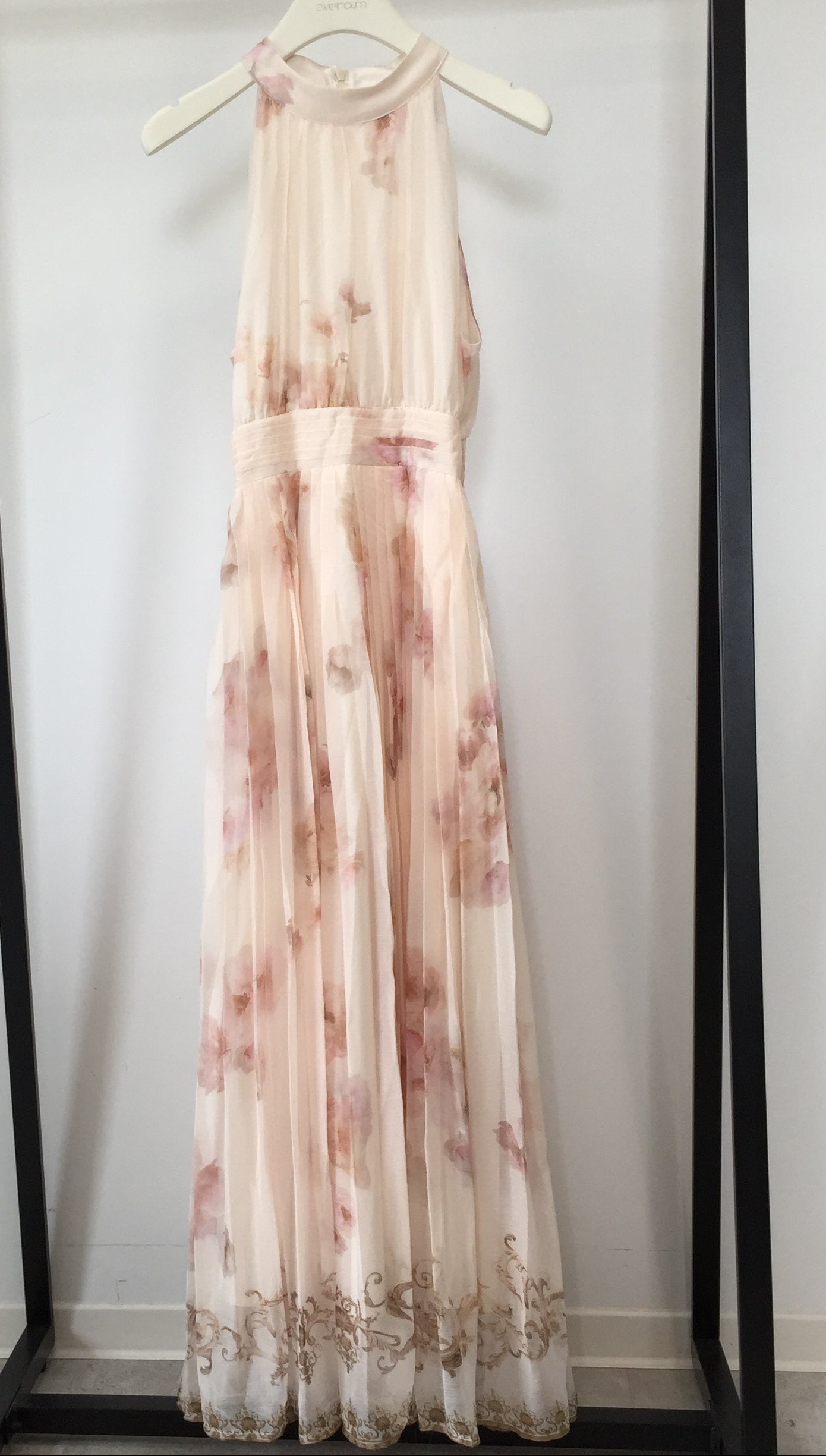 High Neck Kleid Watercolor