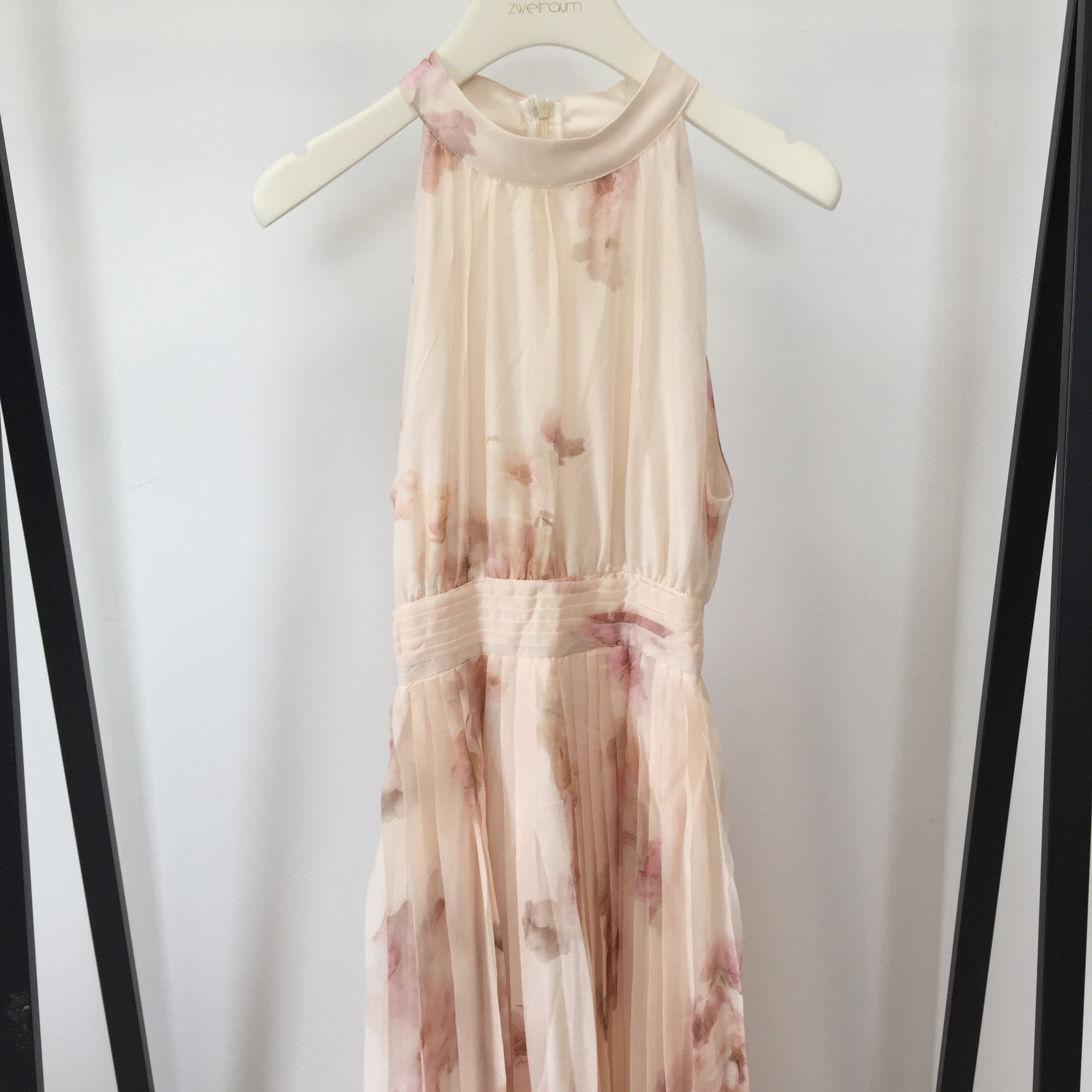 High Neck Kleid Watercolor