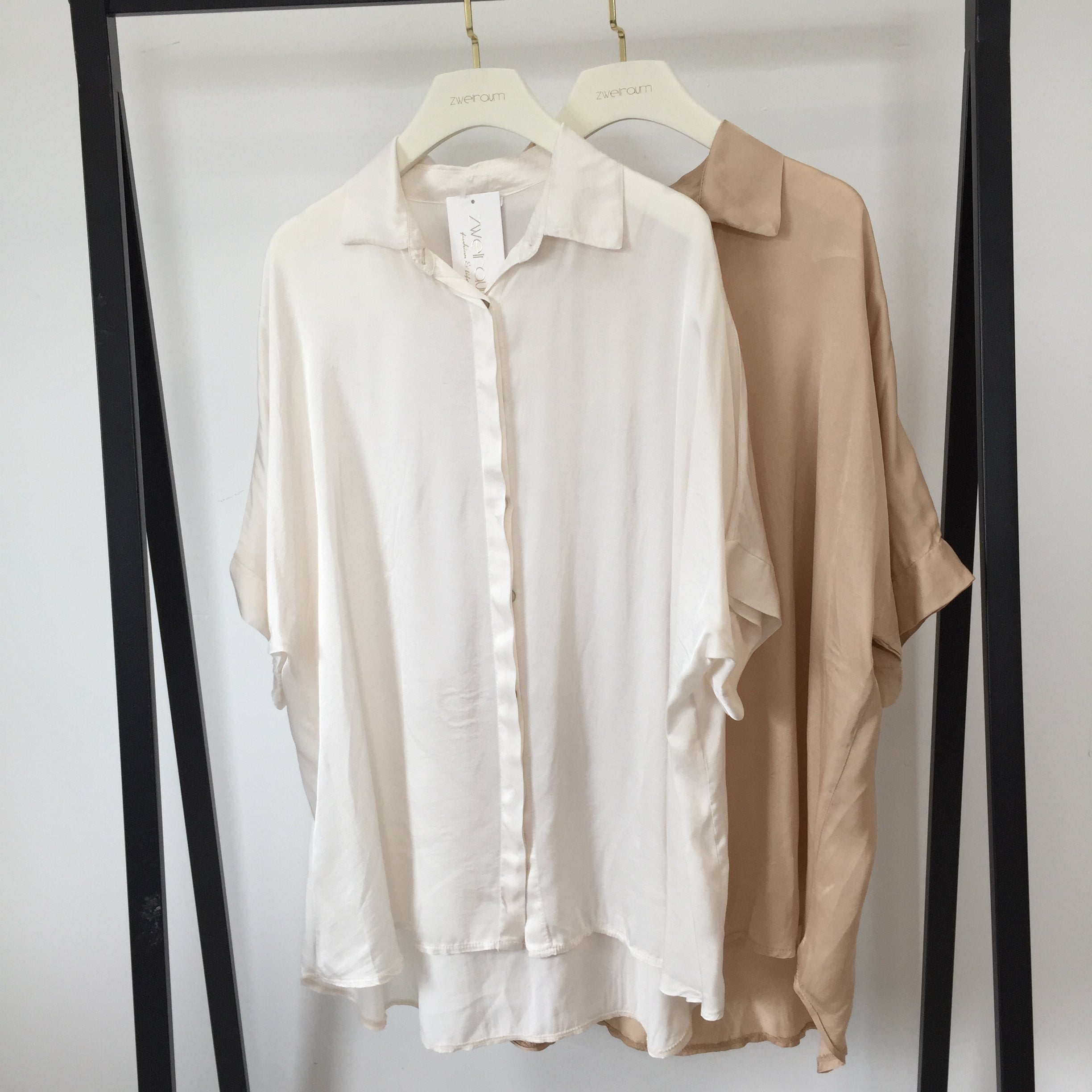 Oversize Bluse Silky