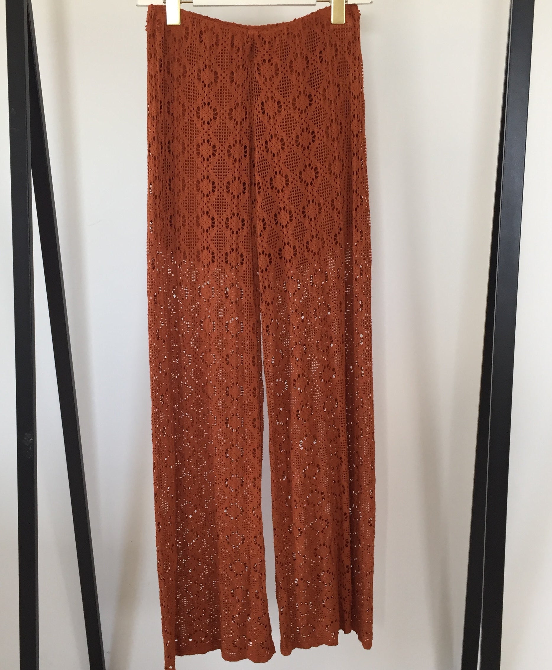 Lace Festival Hose Straight Leg