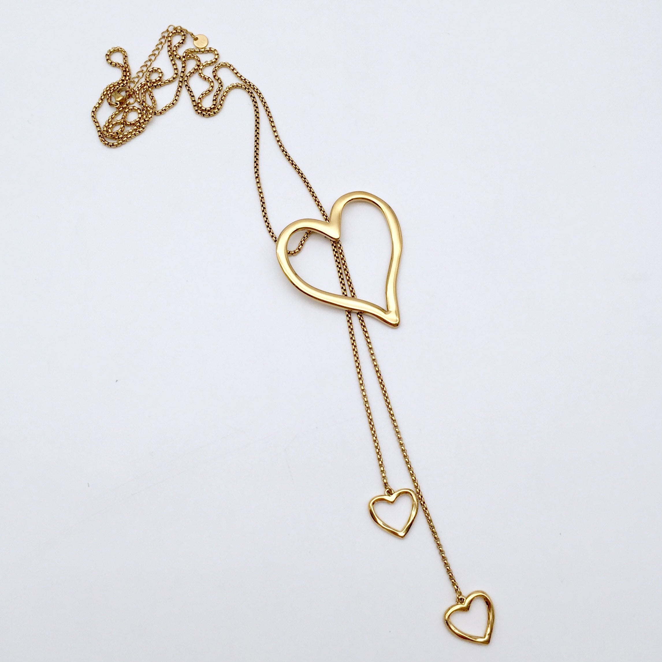 Long Kette Hearts