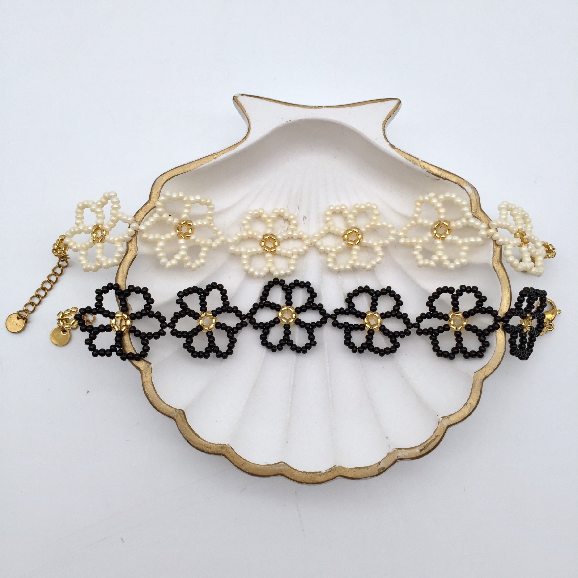 Armkette Pearl Flowers