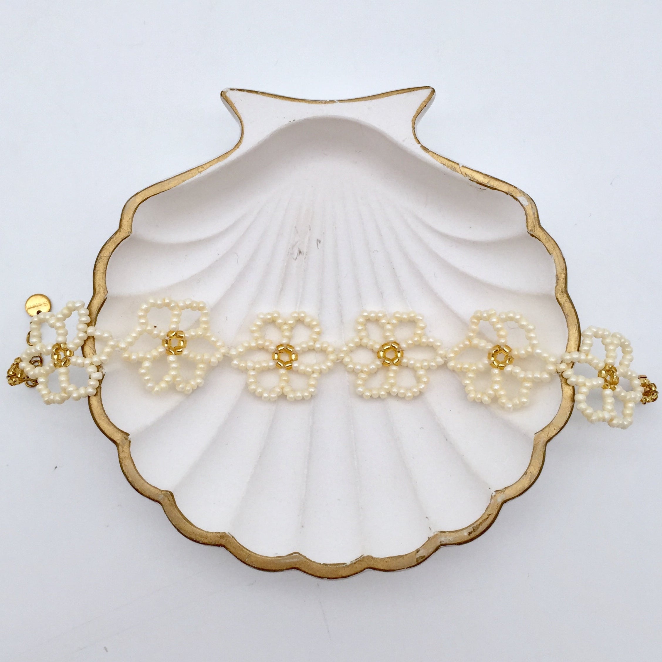 Armkette Pearl Flowers