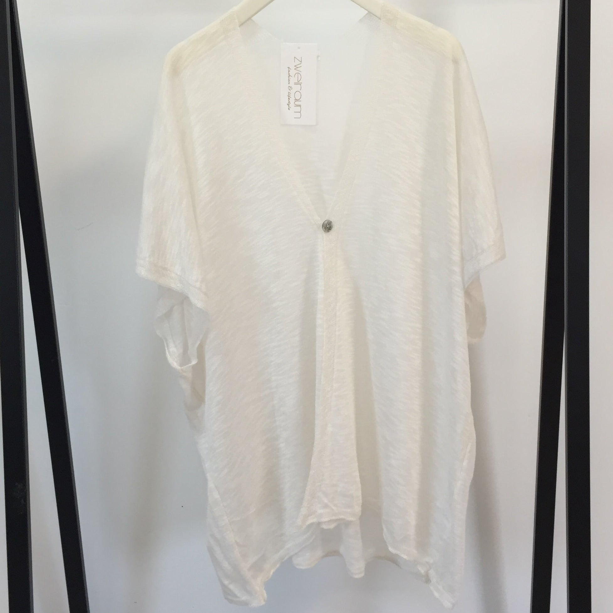 Oversize Weste Meliert