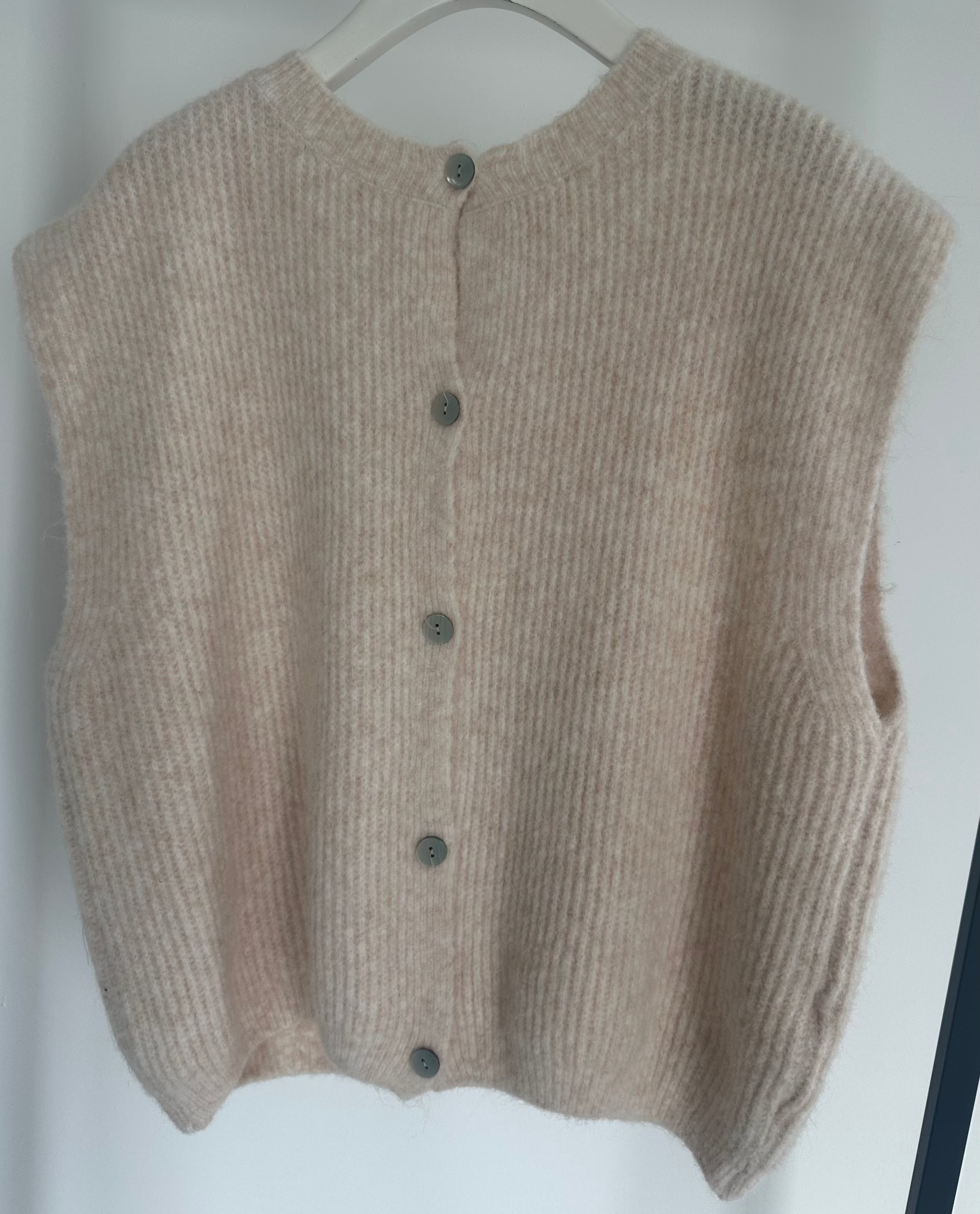 Midi Pullunder Weste Strick