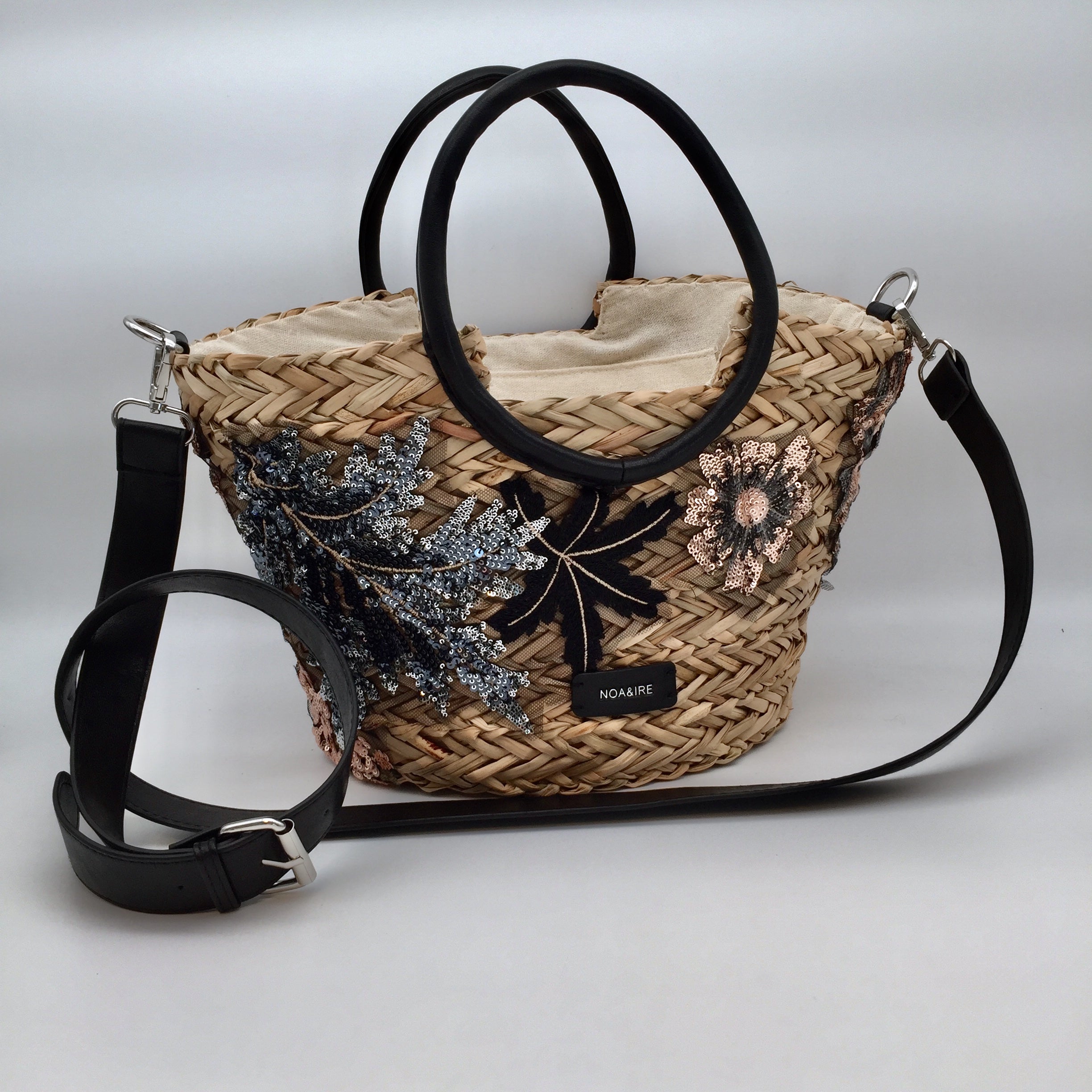 Korb Tasche Pailletten