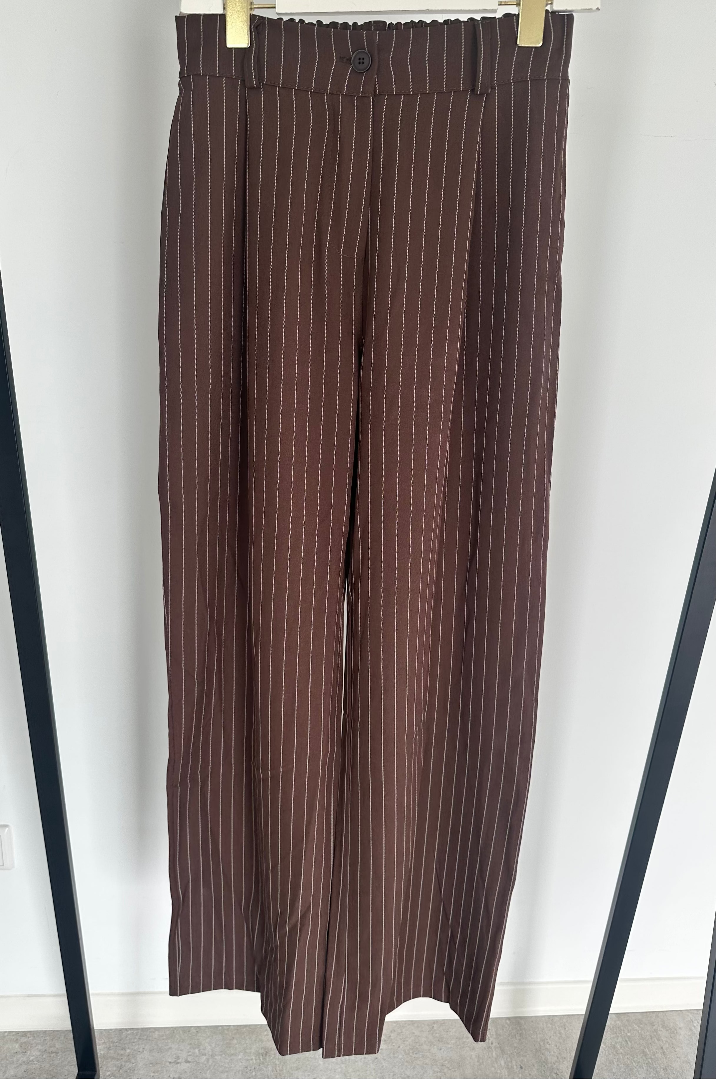 Straight Leg Hose Fine Pin Stripes