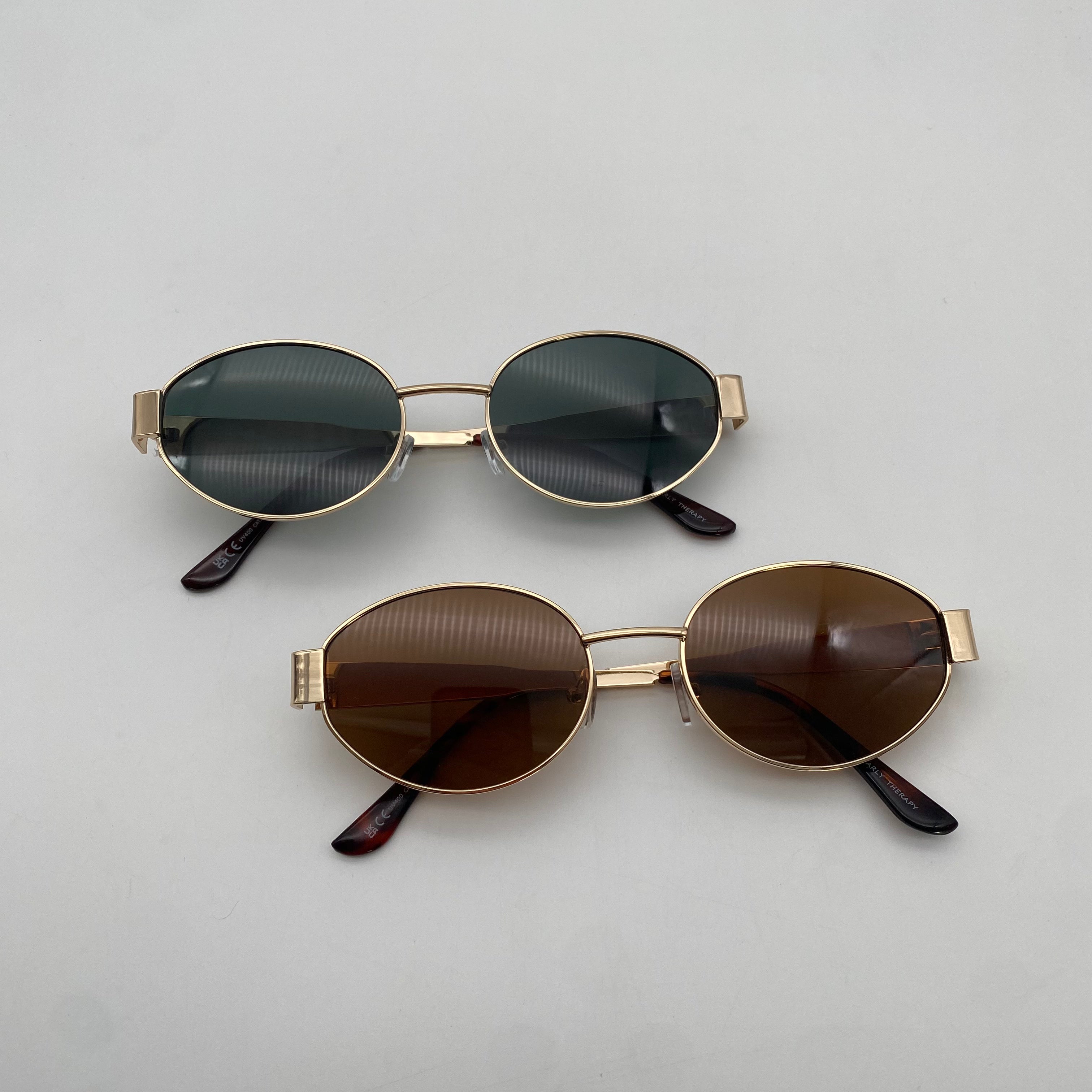 Sonnenbrille Oval Statement