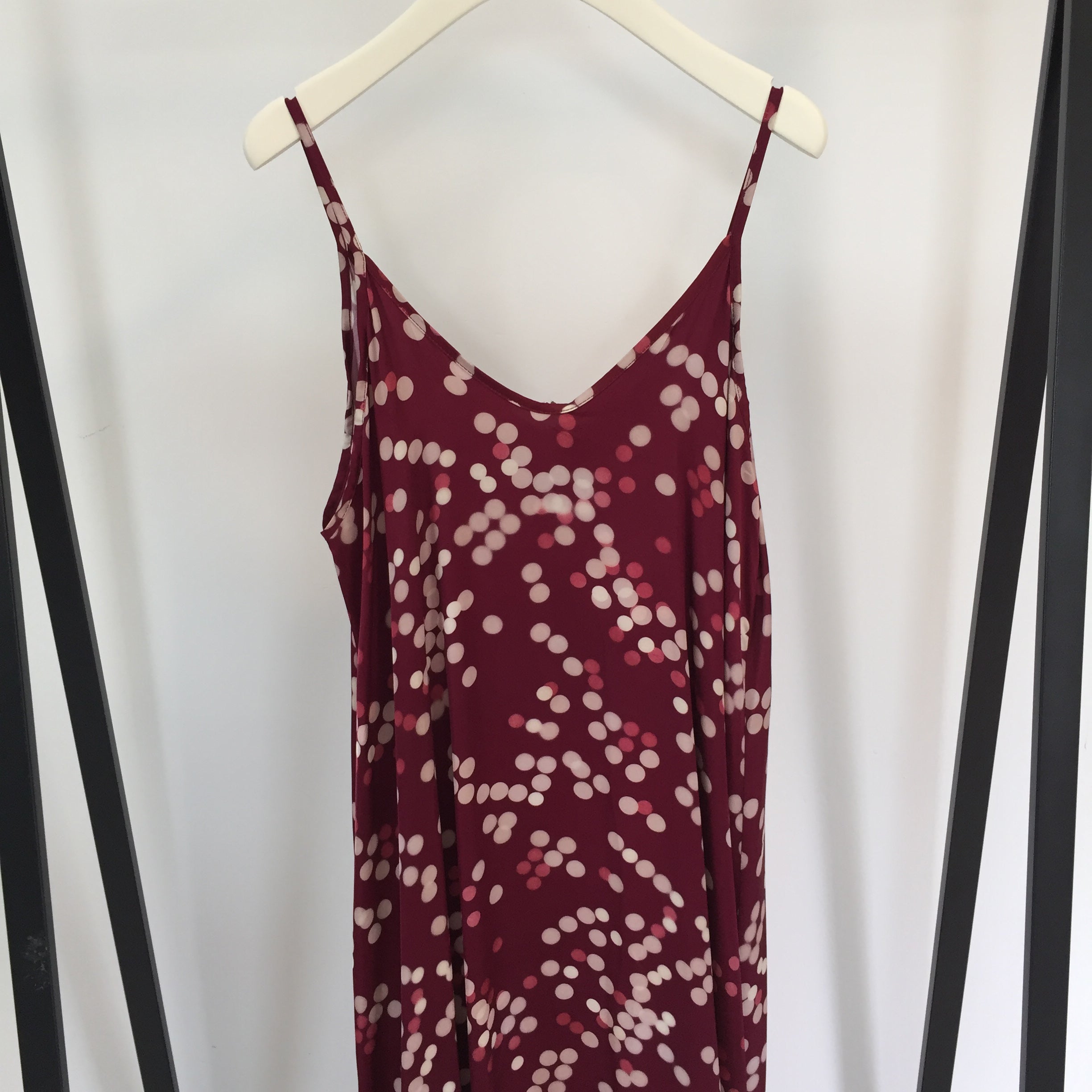 Spaghetti Kleid Polkadots
