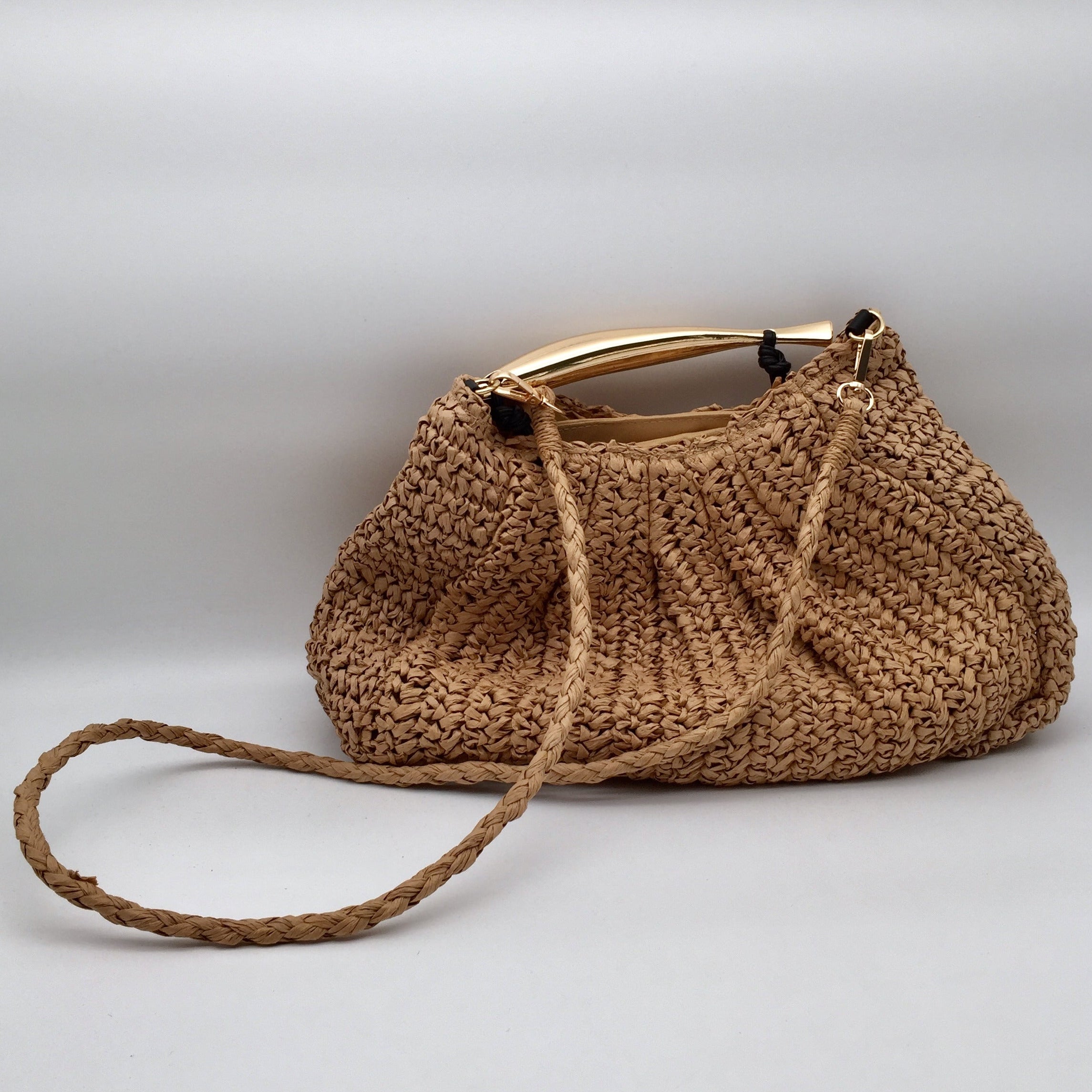 Korb Tasche Golden Handle