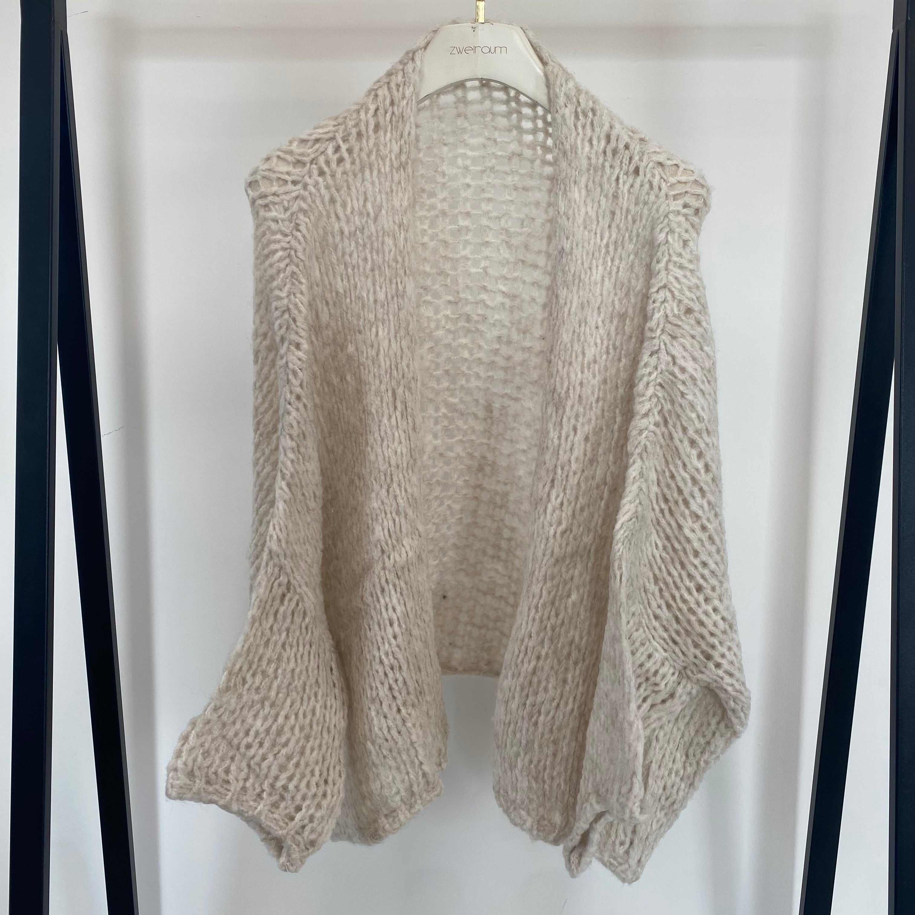 Oversize Grobstrick Jacke