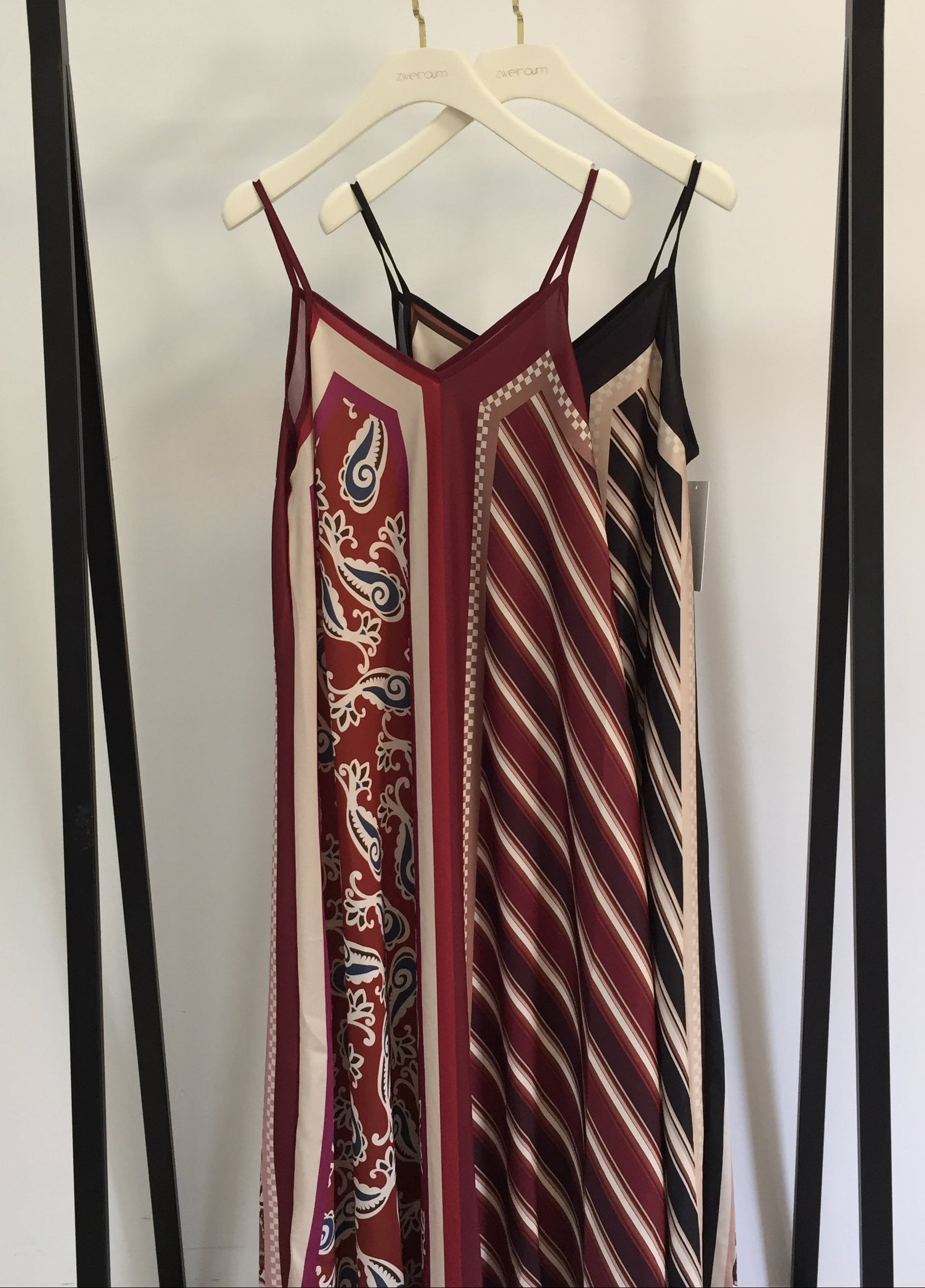 Long Tuch Kleid Pattern Mix