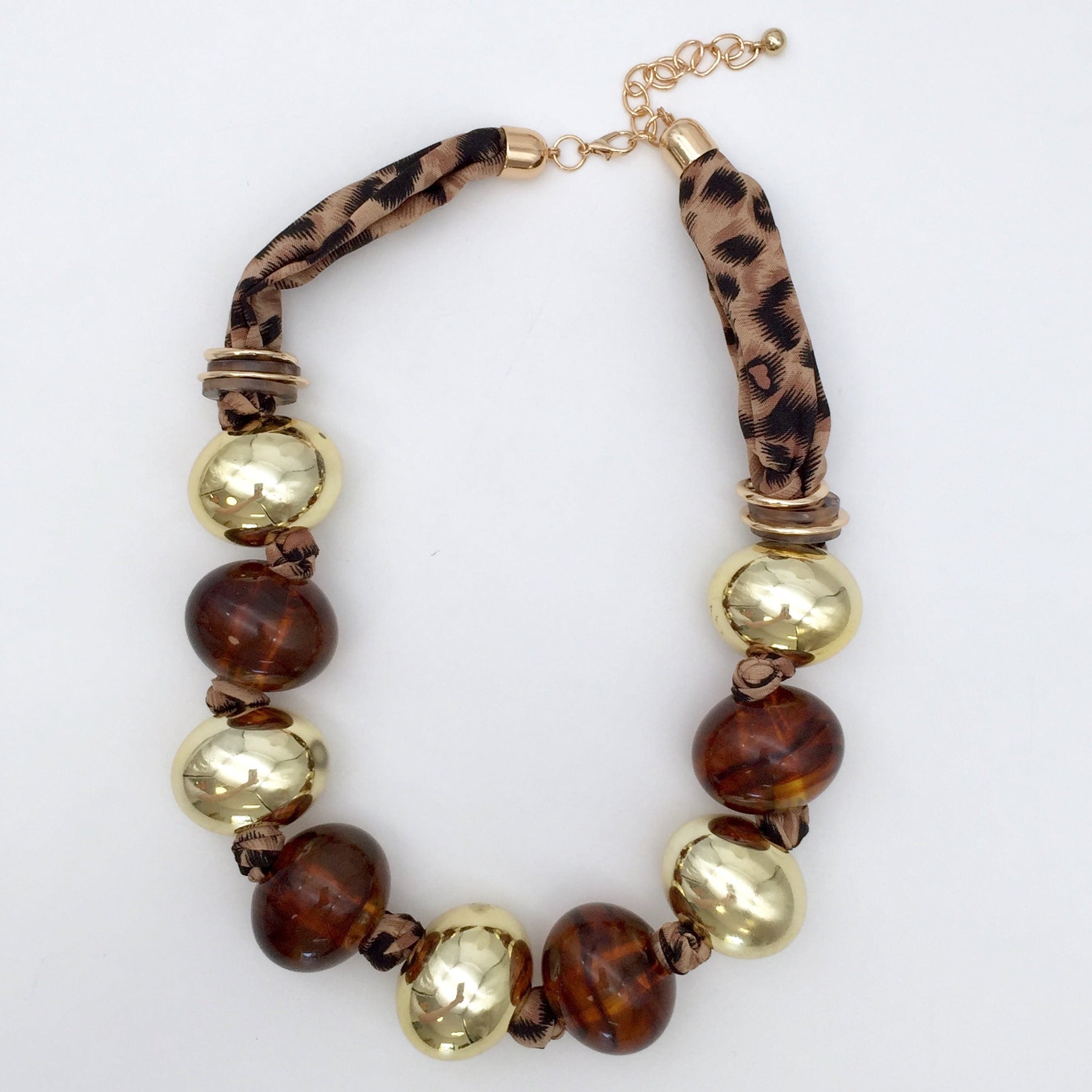 Tuch Kette Big Pearls