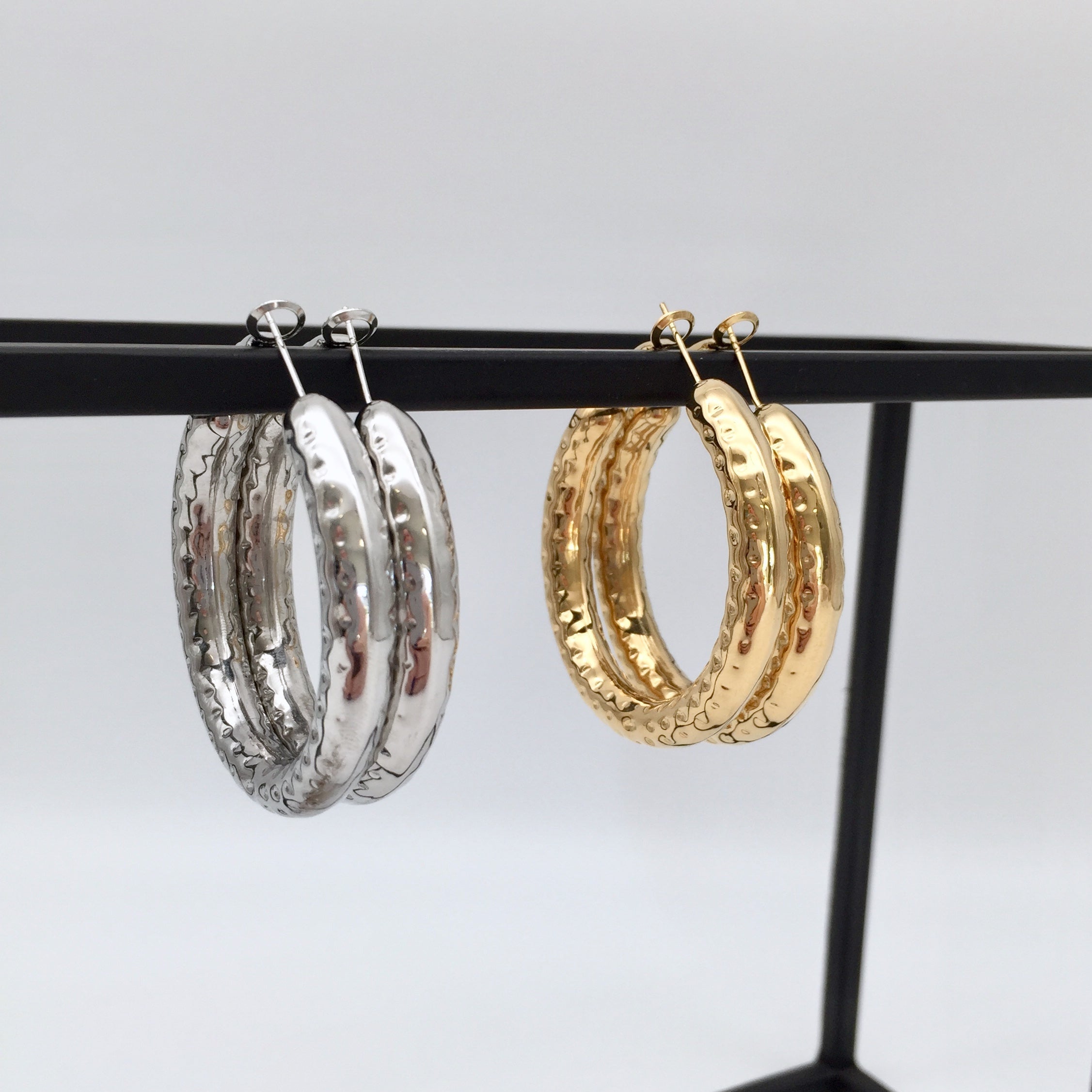 Ohrringe Hoops Structured